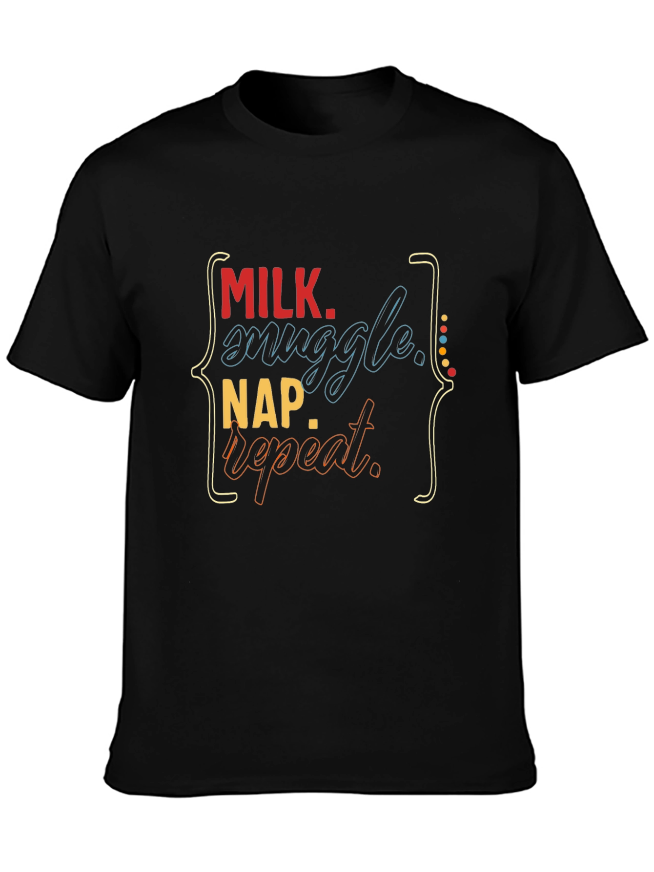Milk Snuggle Nap Repeat Graphic Tee