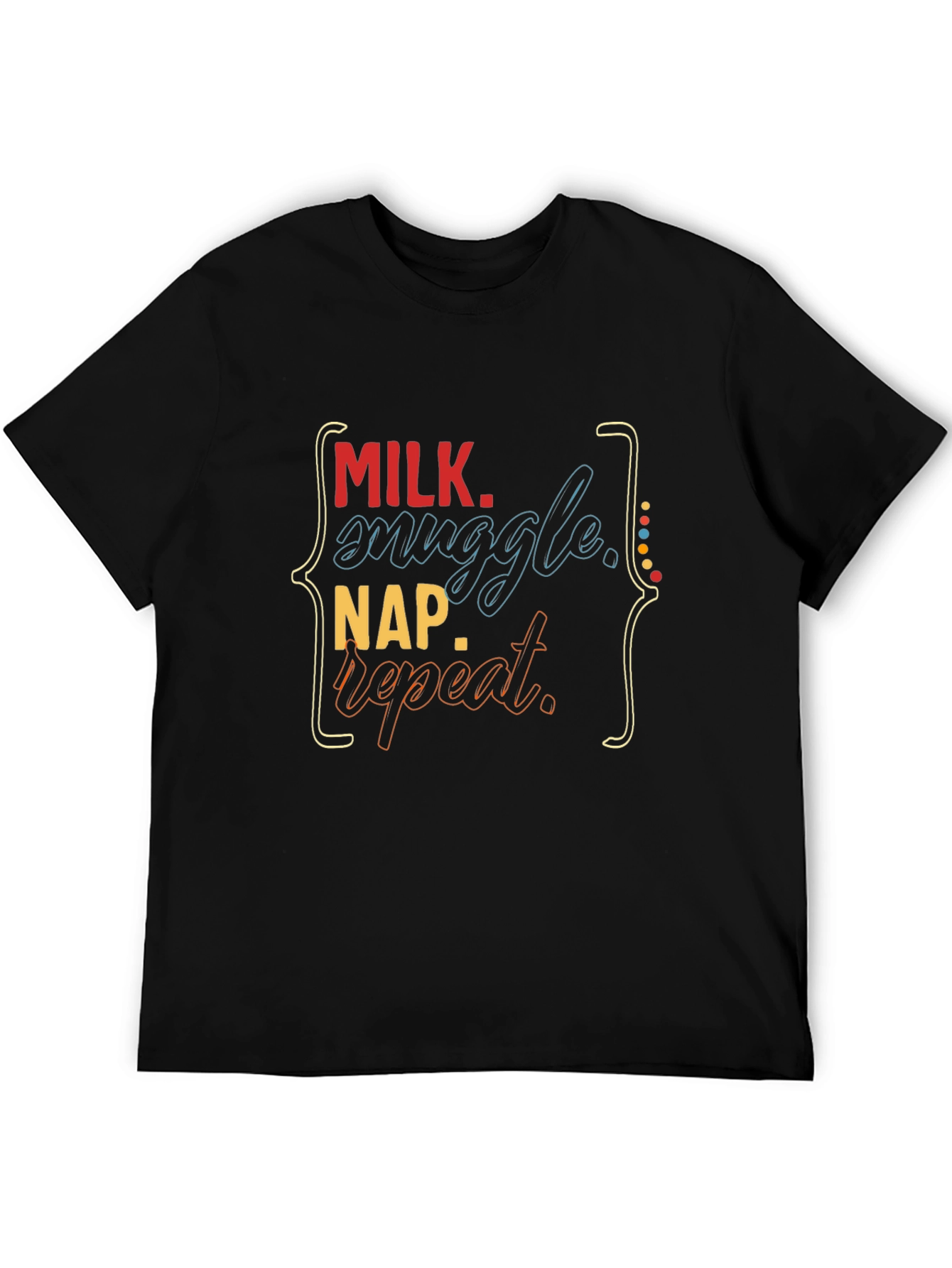 Milk Snuggle Nap Repeat Graphic Tee