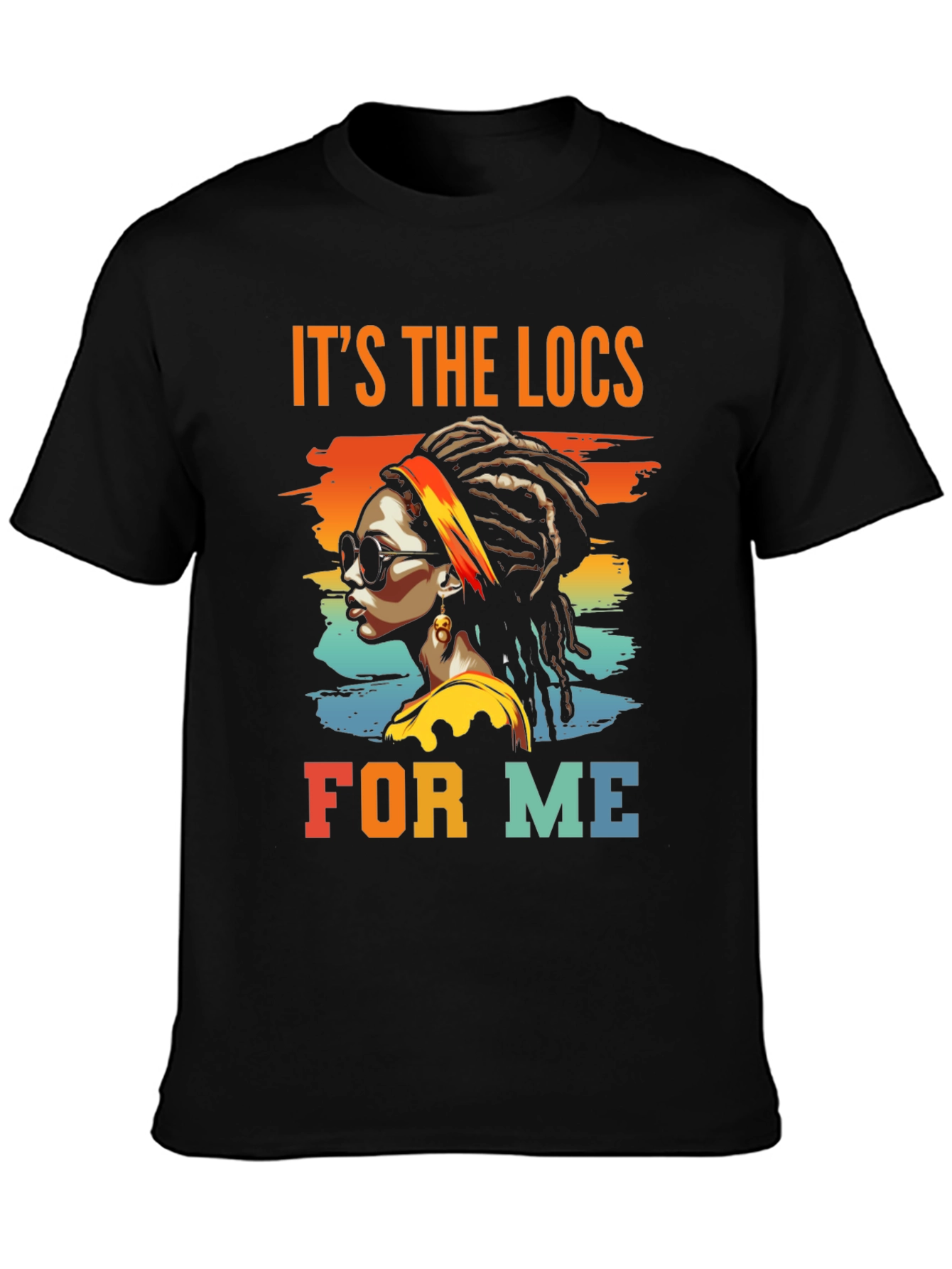 Retro Locs T-Shirt - Stylish Unisex Tee