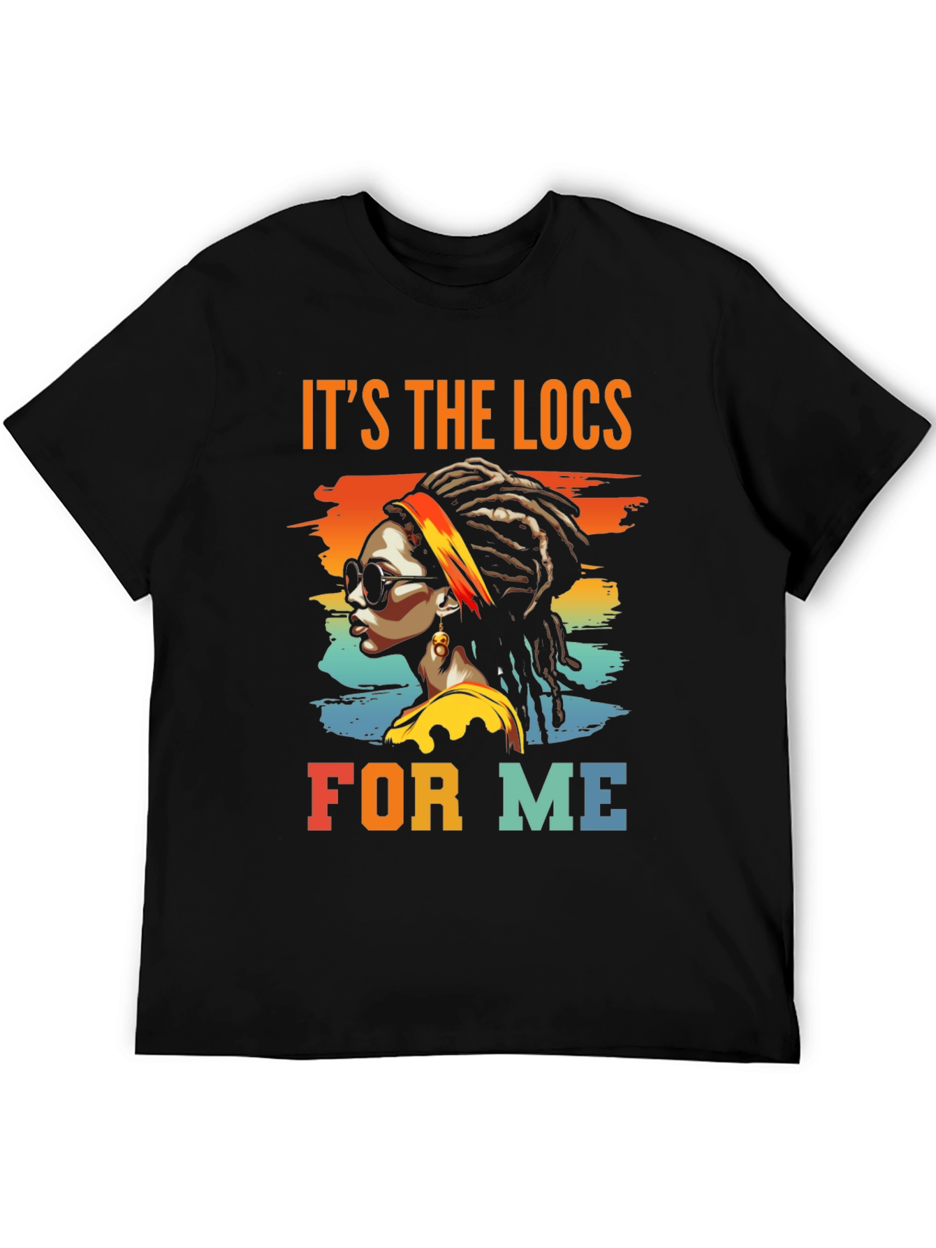 Retro Locs T-Shirt - Stylish Unisex Tee