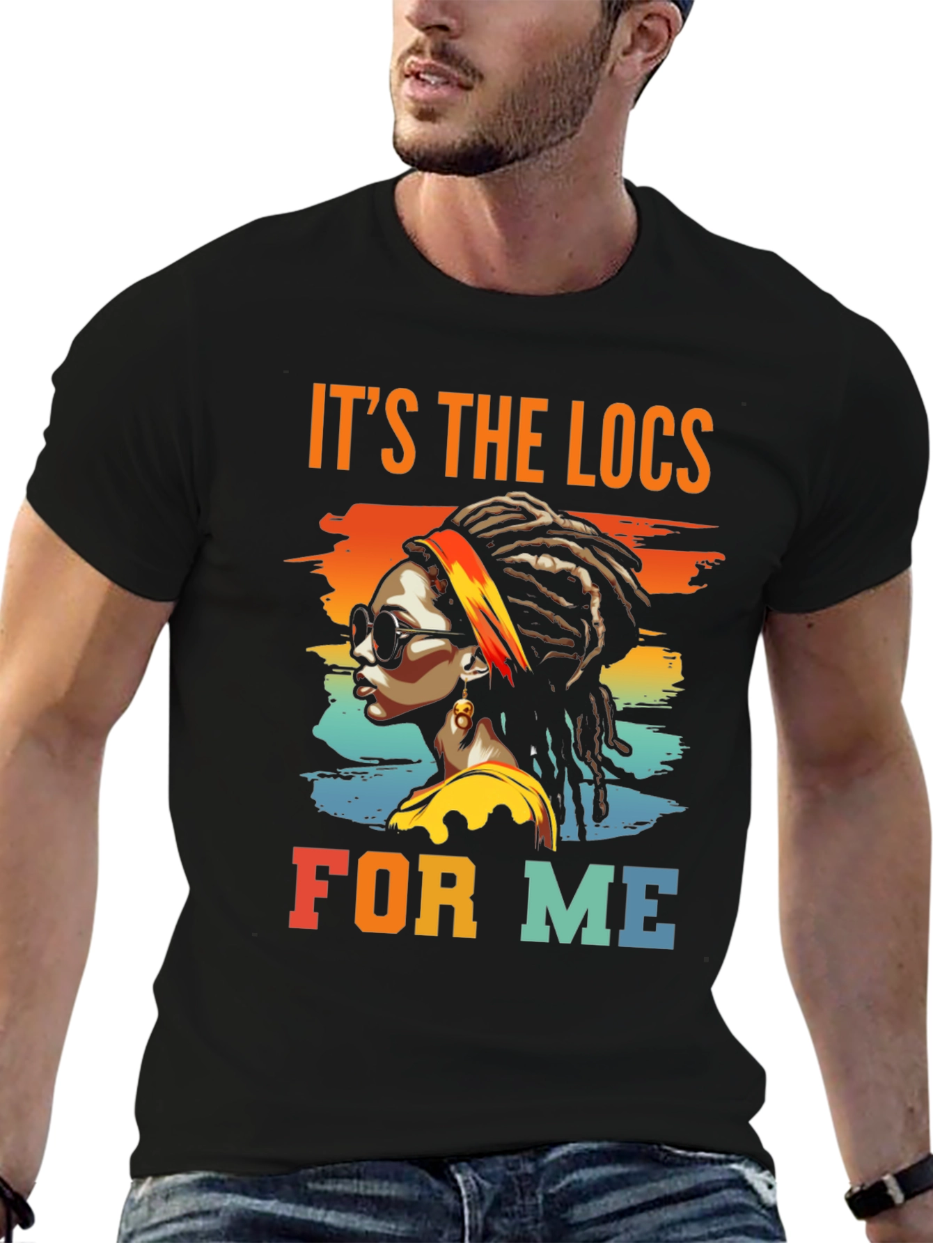Retro Locs T-Shirt - Stylish Unisex Tee
