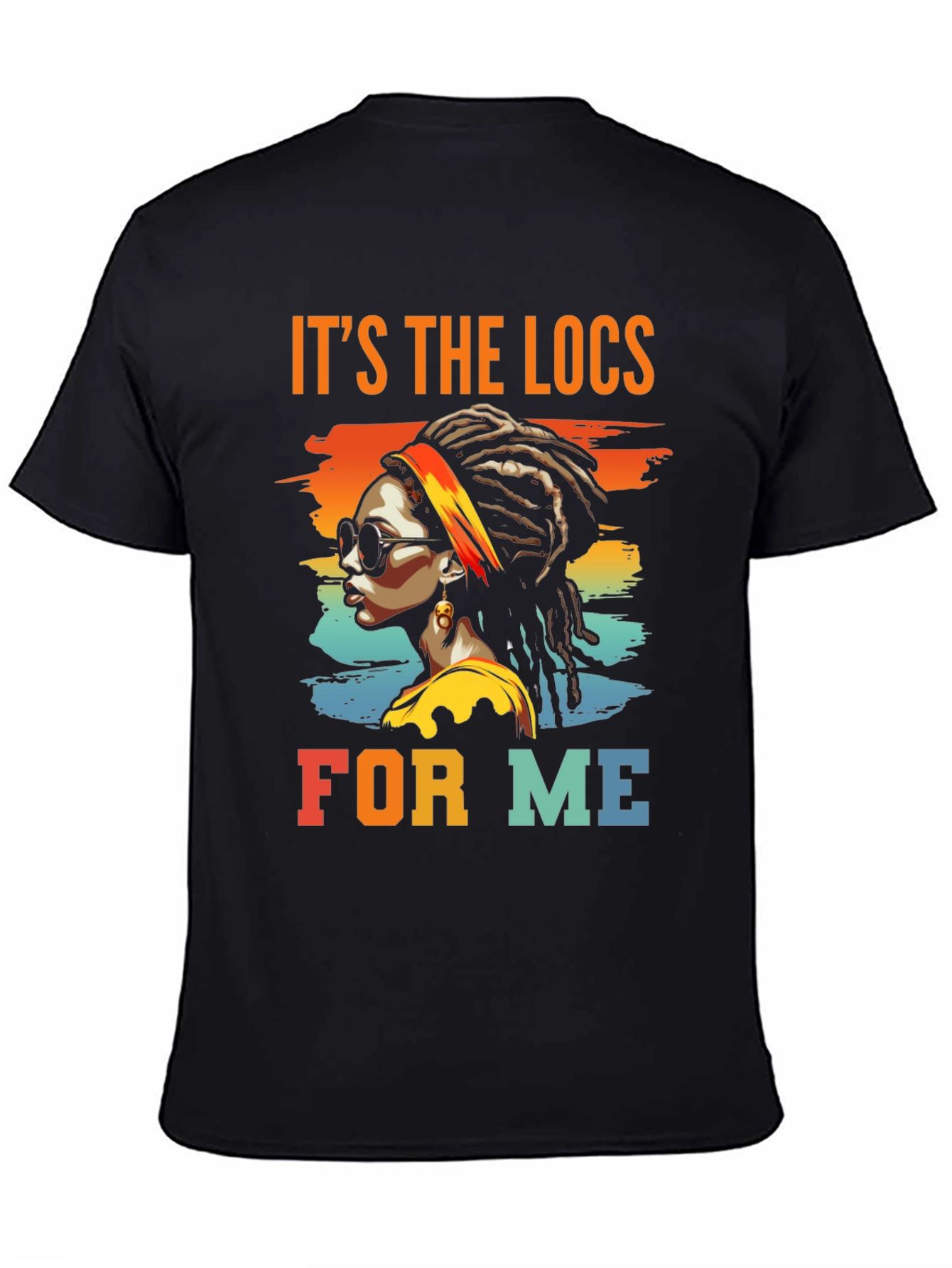 Retro Locs T-Shirt - Stylish Unisex Tee