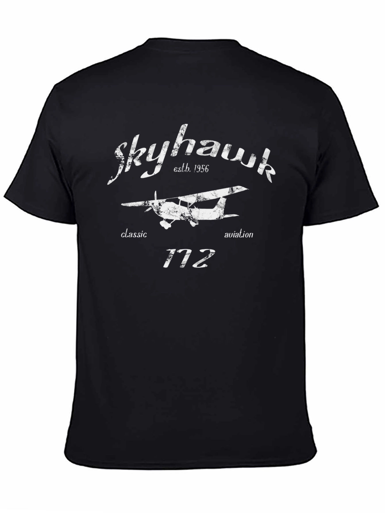 Skyhawk Aviation T-Shirt - Classic Airplane Design