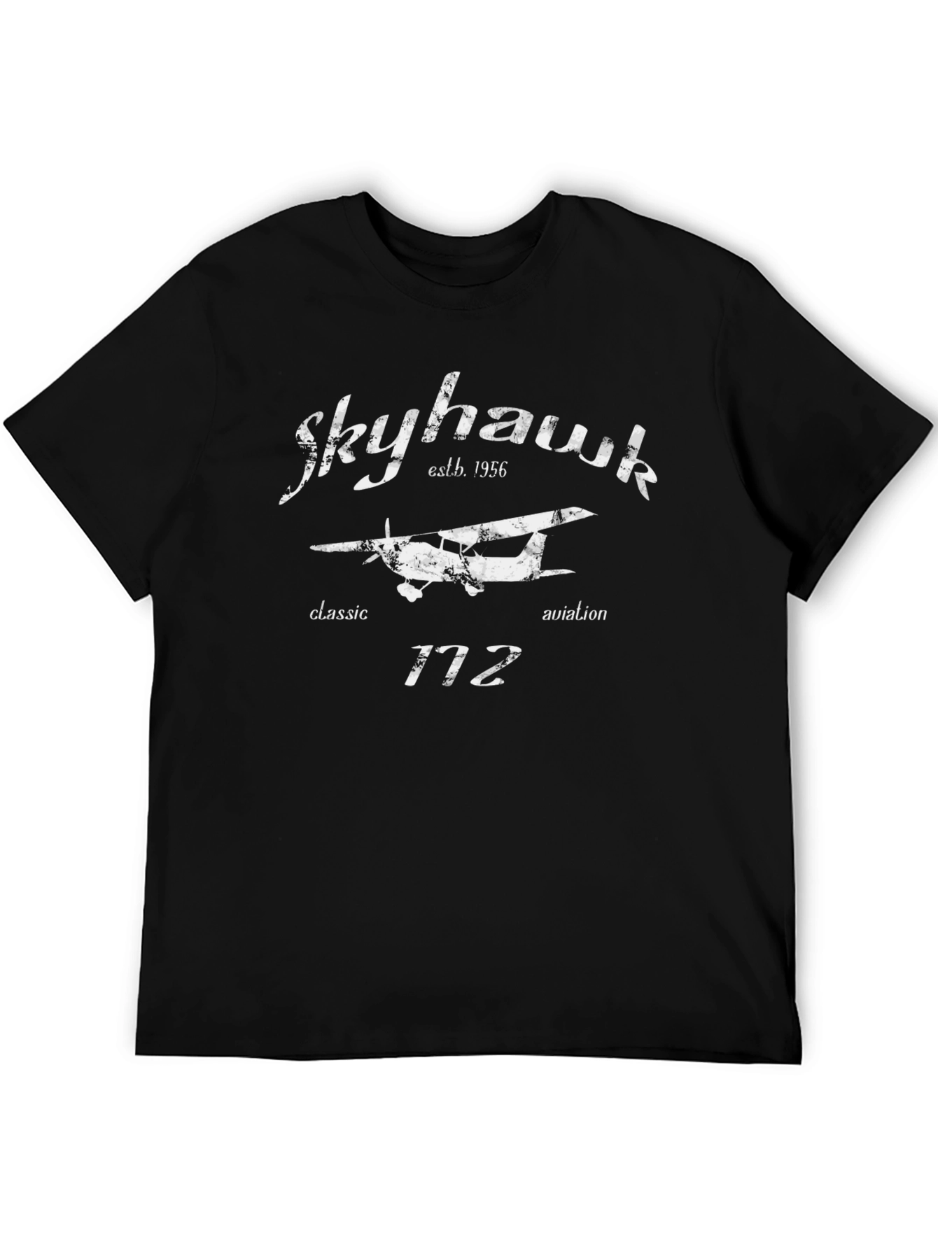Skyhawk Aviation T-Shirt - Classic Airplane Design