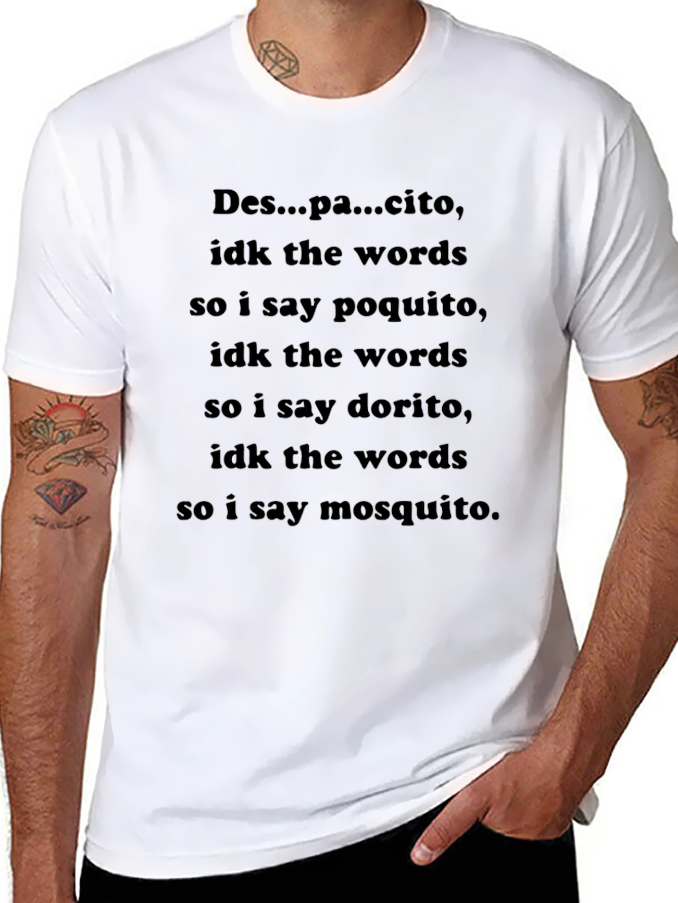 Despacito Parody T-Shirt - Poquito Dorito Mosquito