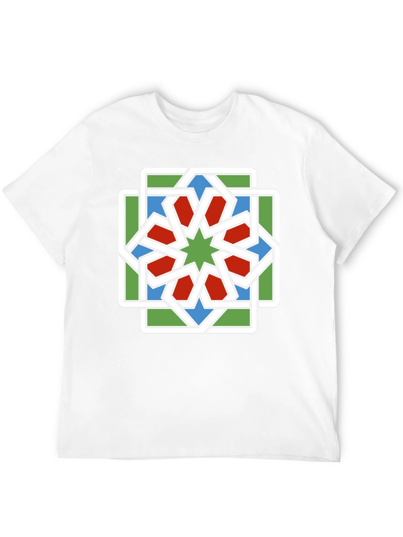 Geometric Star Pattern T-Shirt
