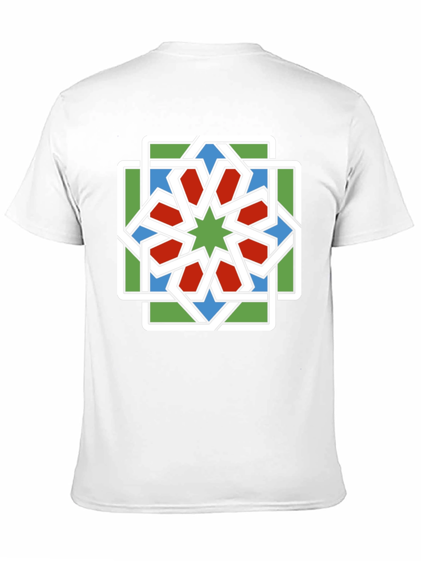 Geometric Star Pattern T-Shirt