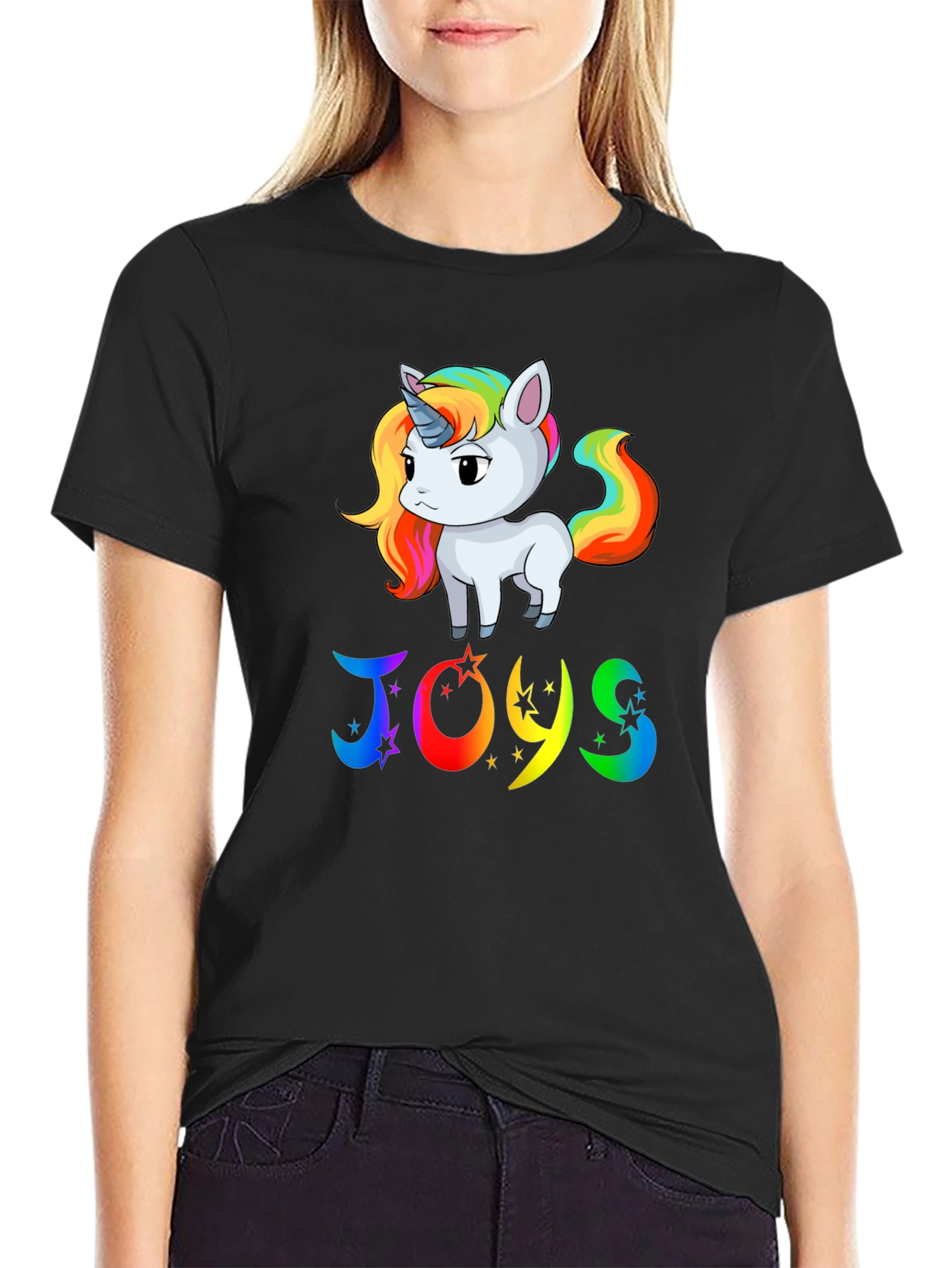 Rainbow Unicorn JOYS Graphic Tee
