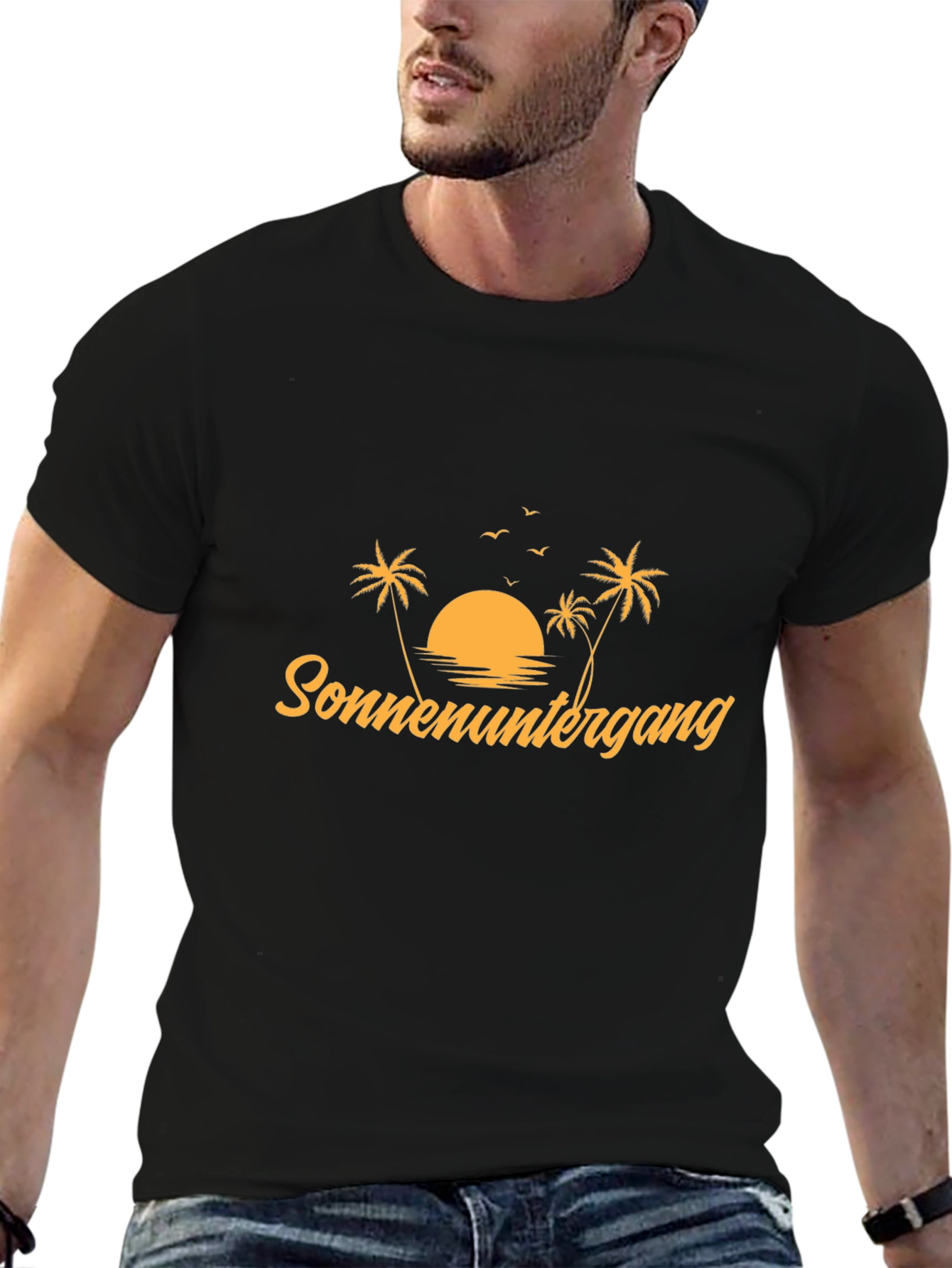 Sunset Palm Tree T-Shirt