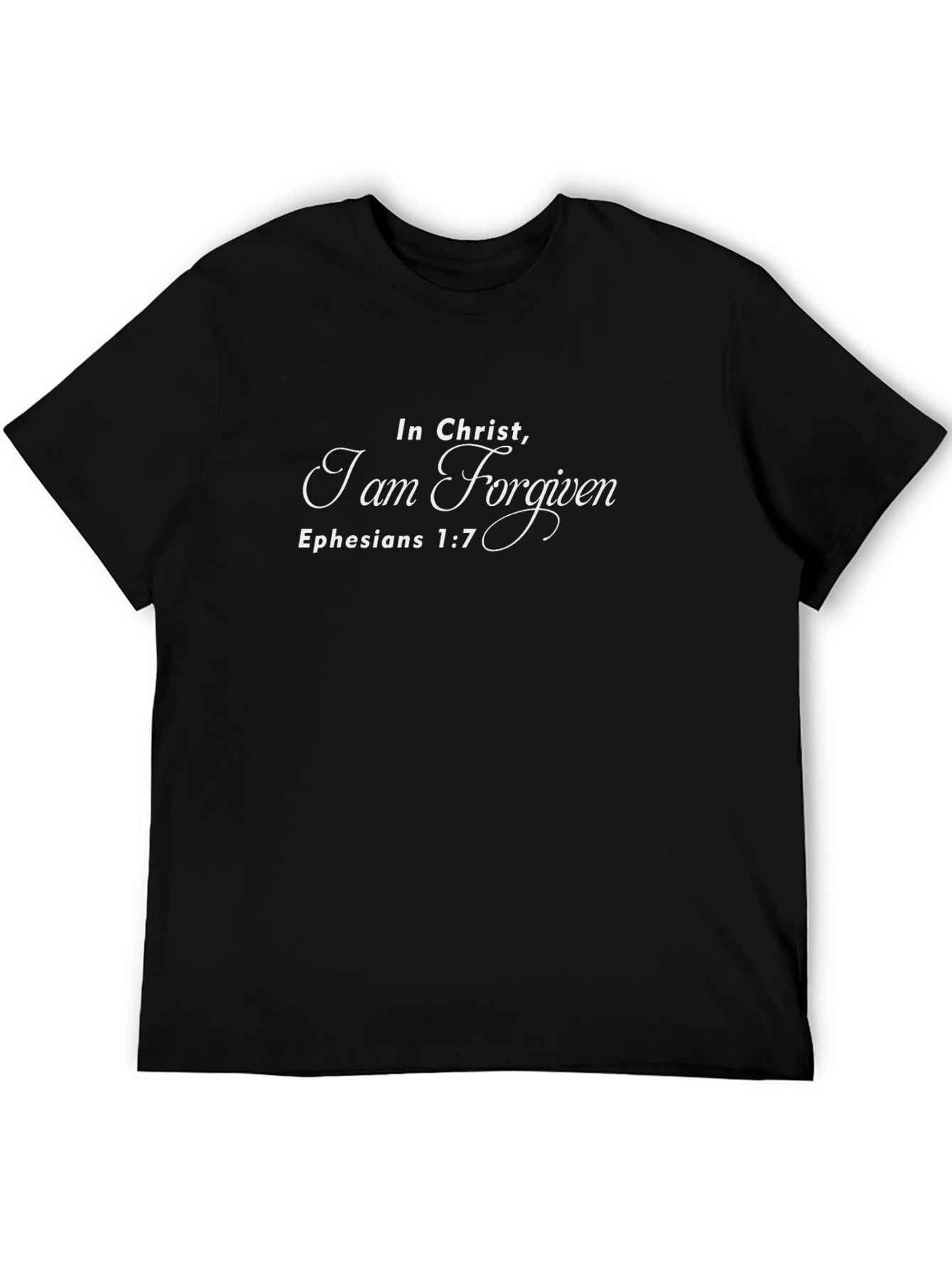 Forgiven Christian Black T-Shirt