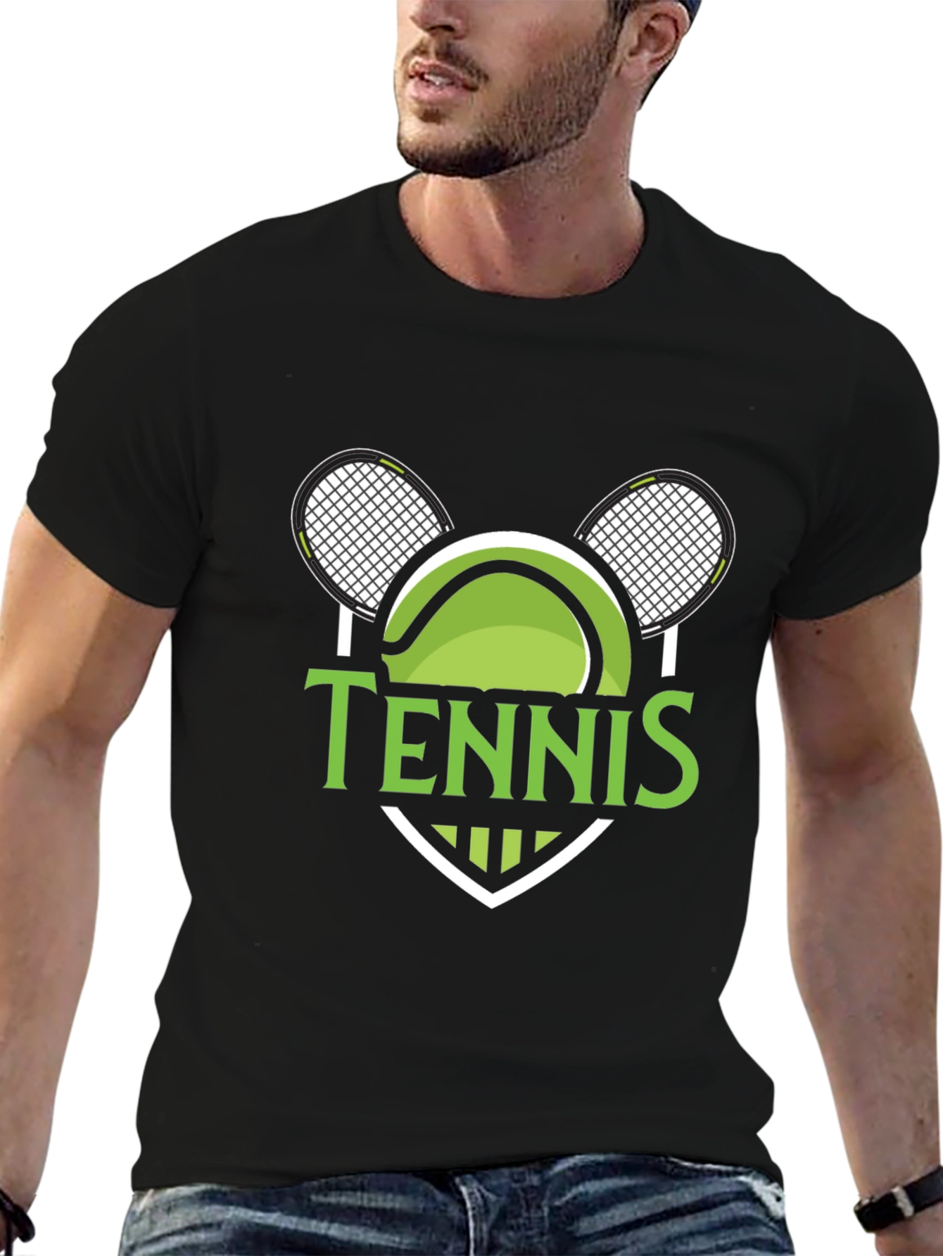 Tennis Graphic T-Shirt for Men