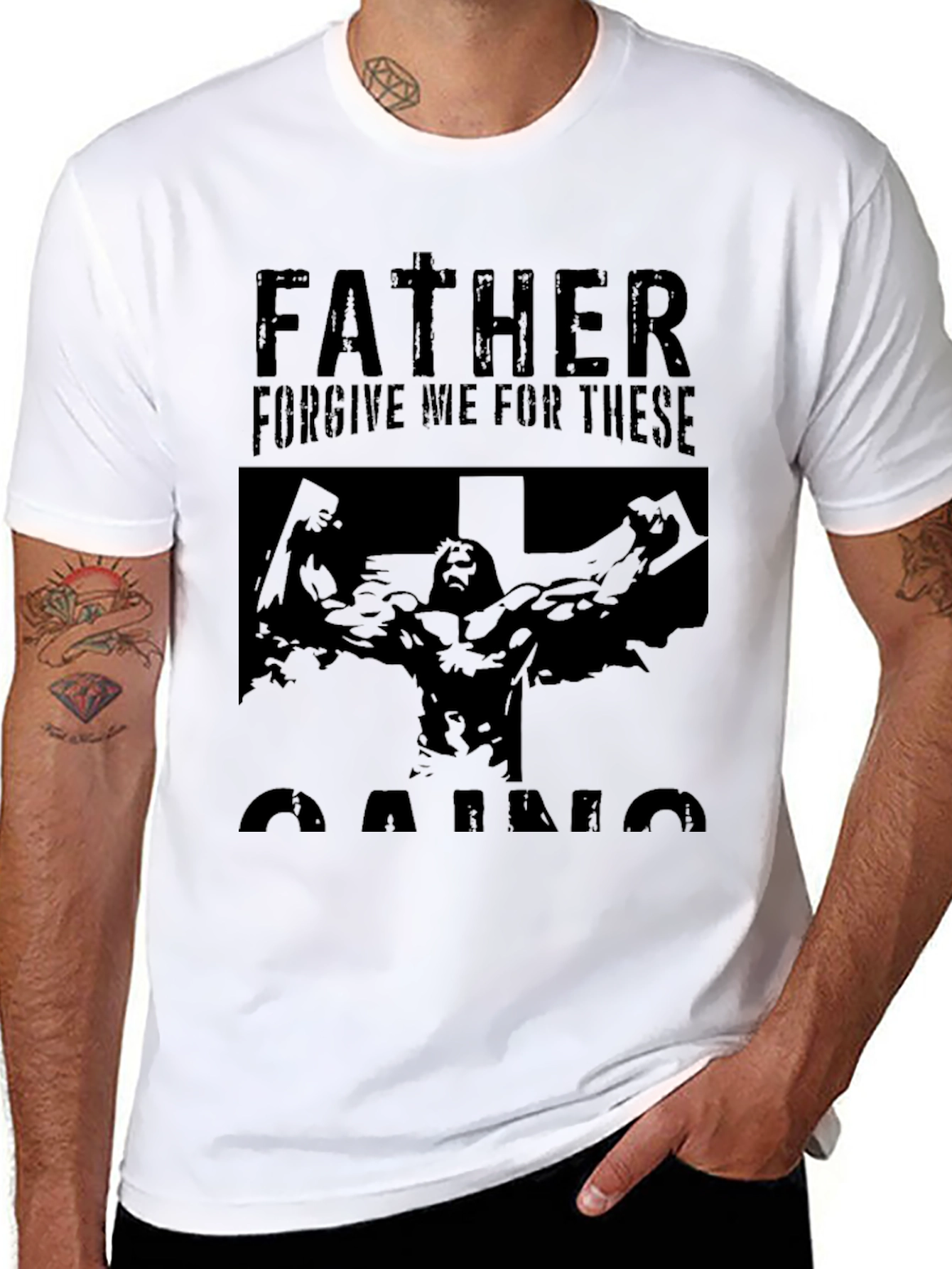 Father Forgive Me For These Gains T-Shirt
