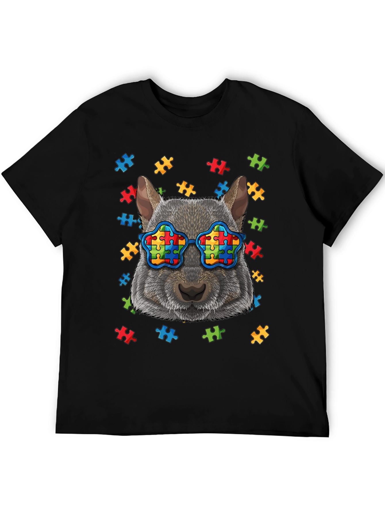 Autism Awareness Squirrel T-Shirt