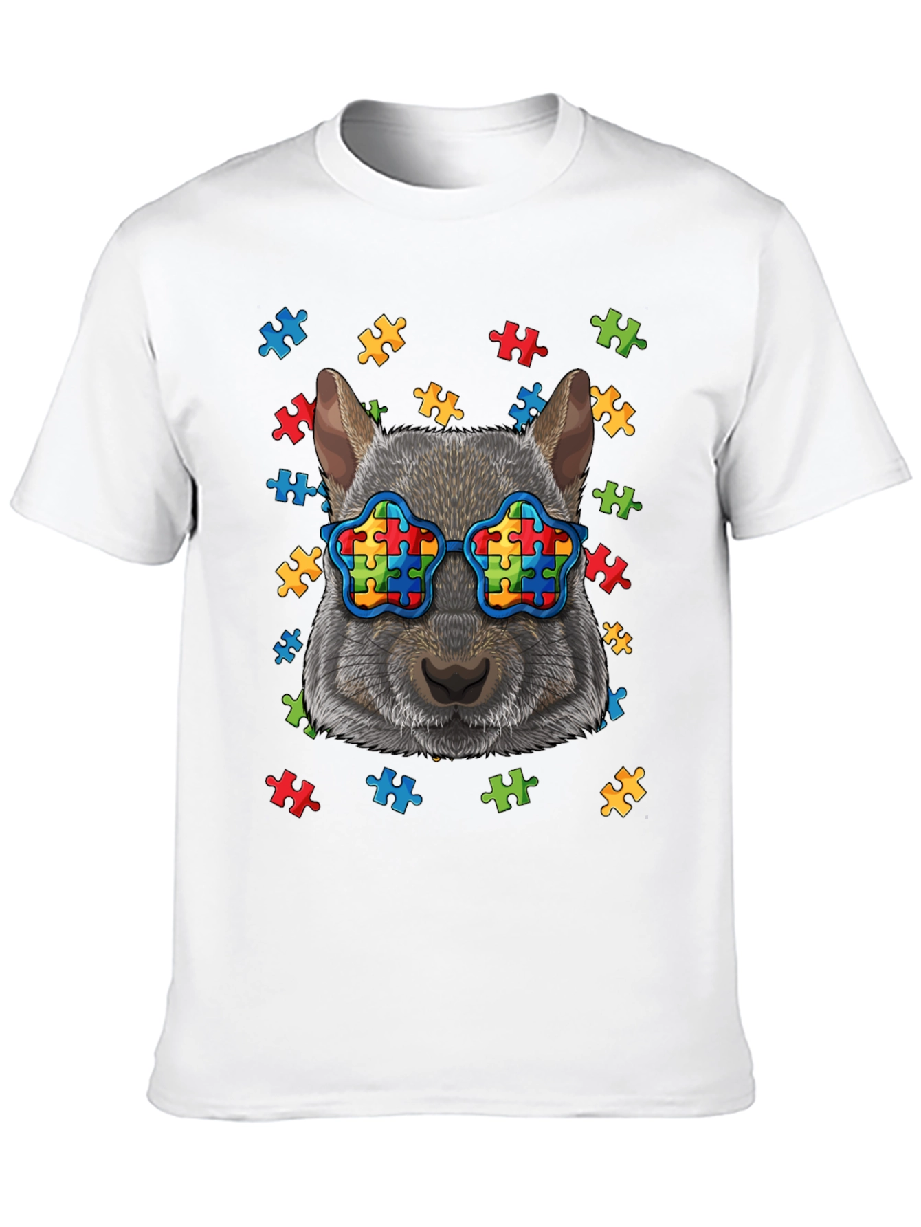 Autism Awareness Squirrel T-Shirt