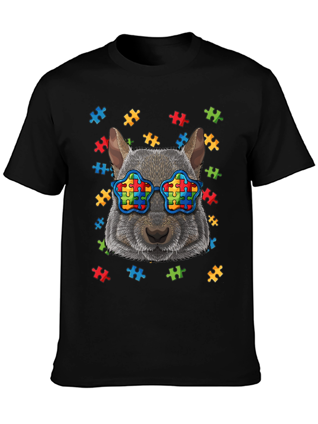 Autism Awareness Squirrel T-Shirt