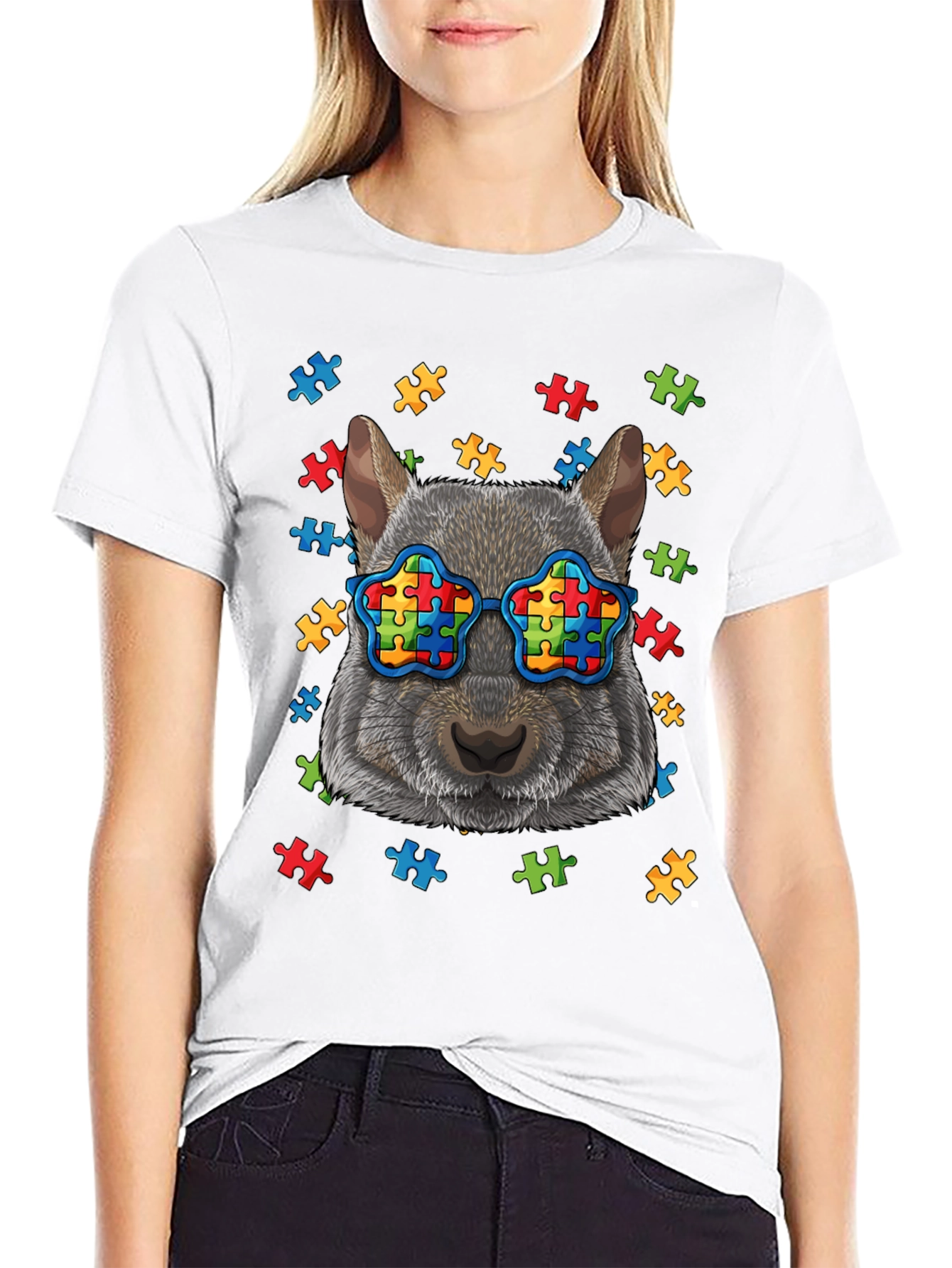 Autism Awareness Squirrel T-Shirt