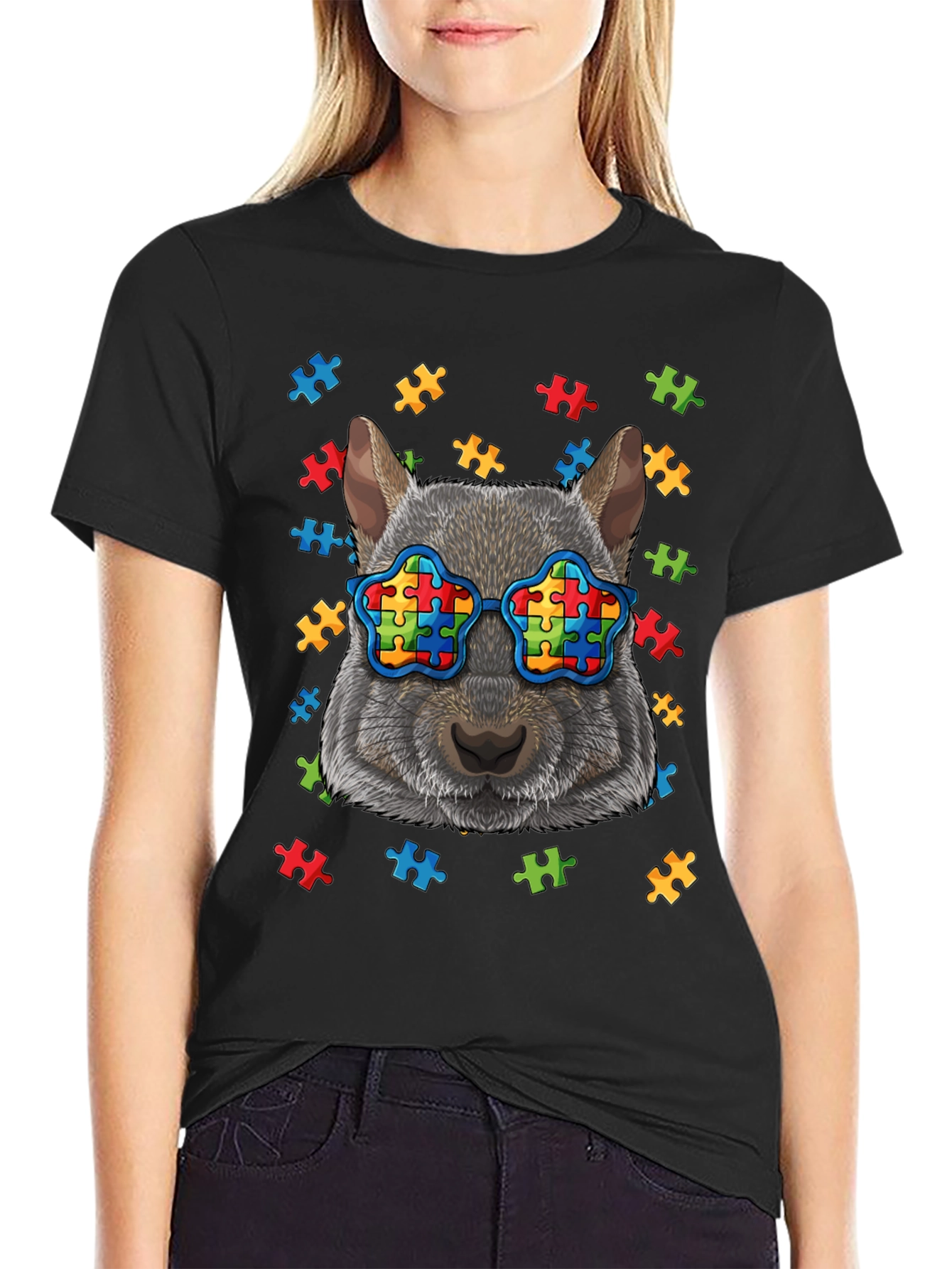 Autism Awareness Squirrel T-Shirt