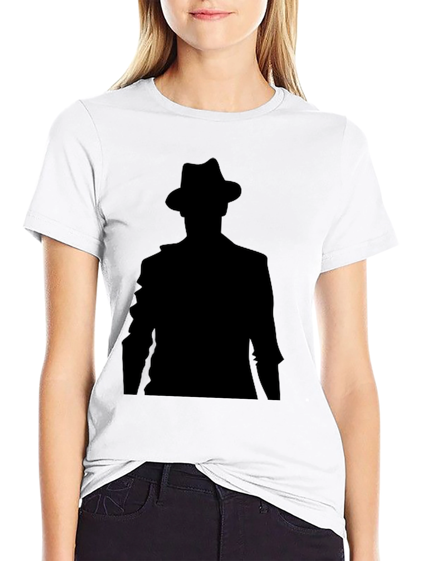 Mystery Man Black T-Shirt