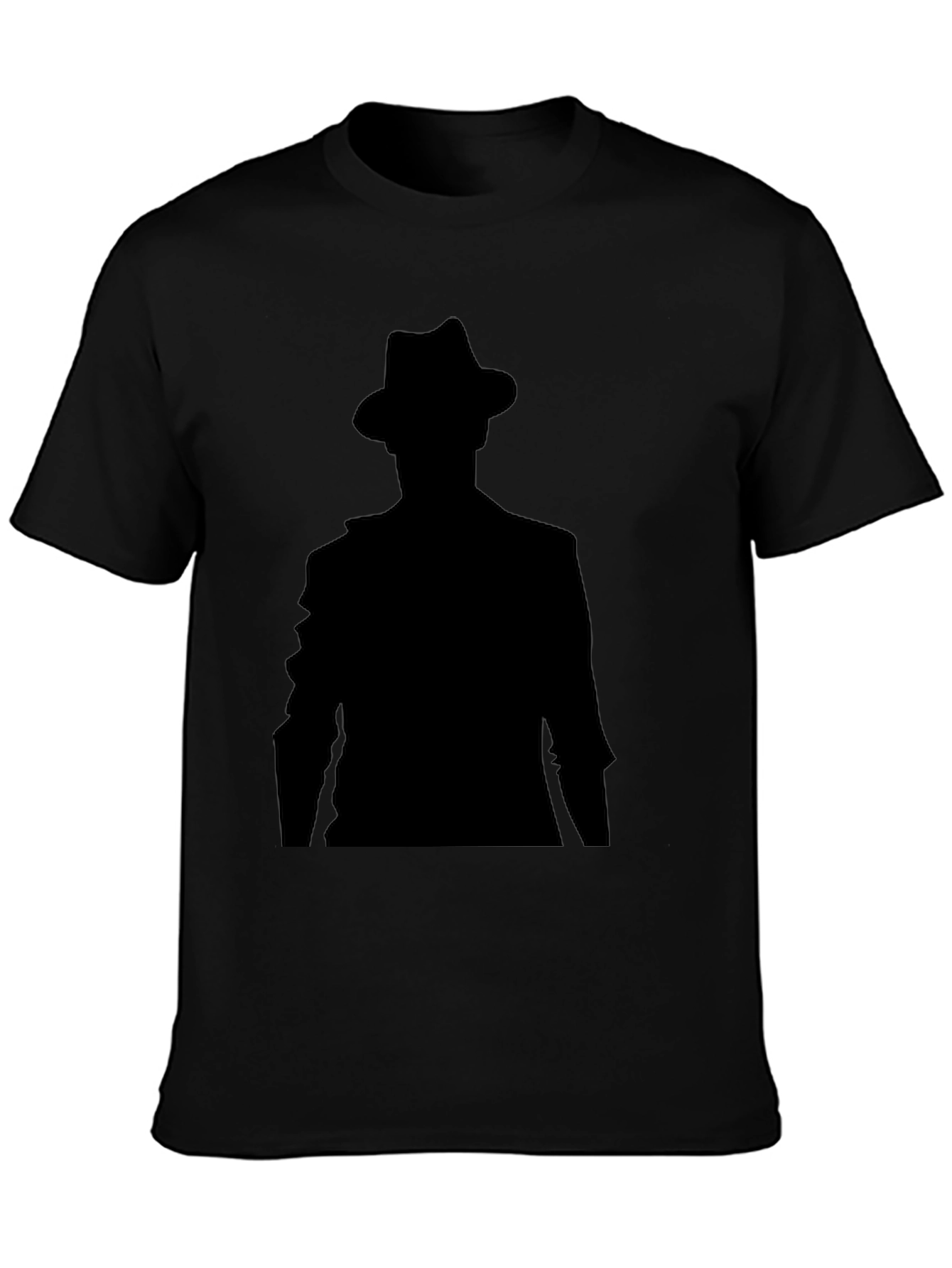 Mystery Man Black T-Shirt