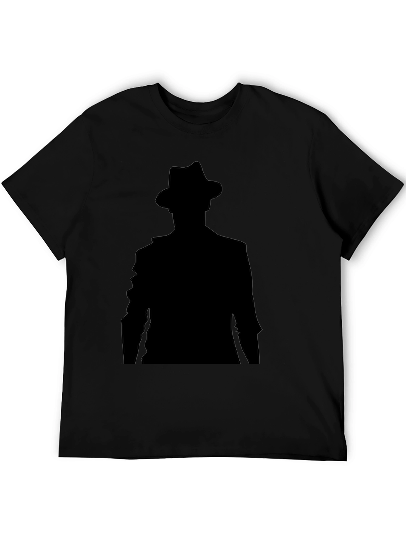 Mystery Man Black T-Shirt