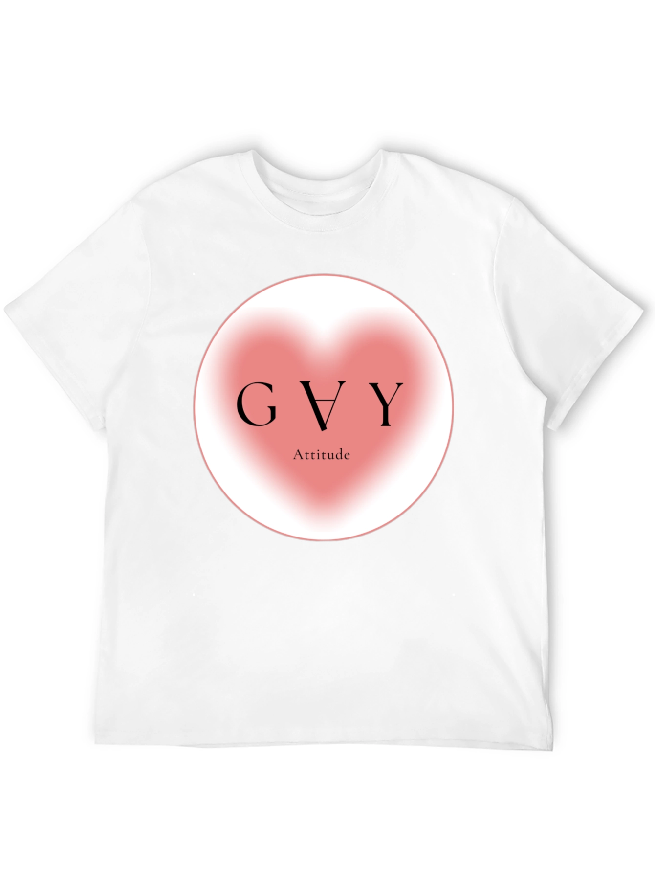 GVY Attitude Black Graphic T-Shirt