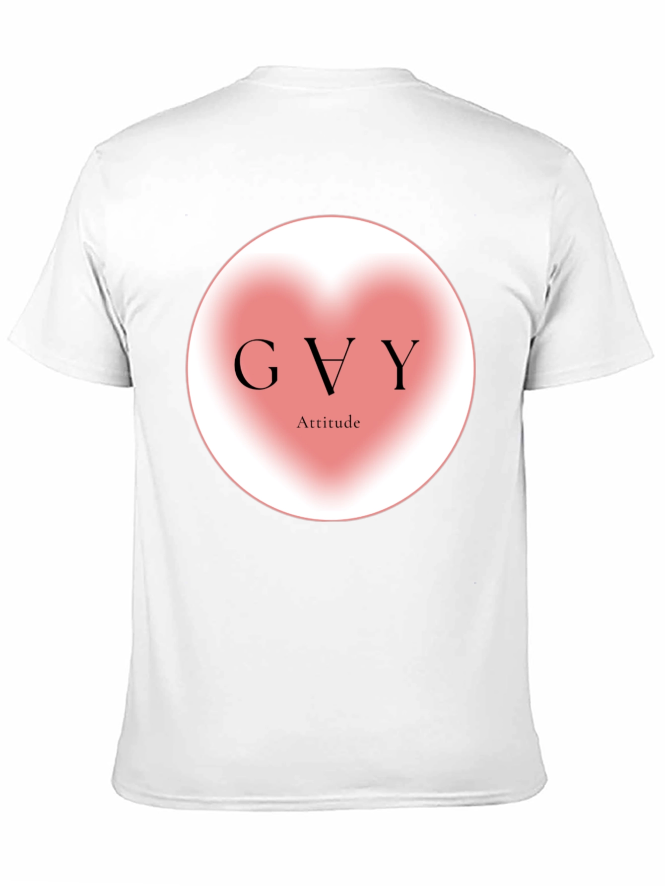GVY Attitude Black Graphic T-Shirt