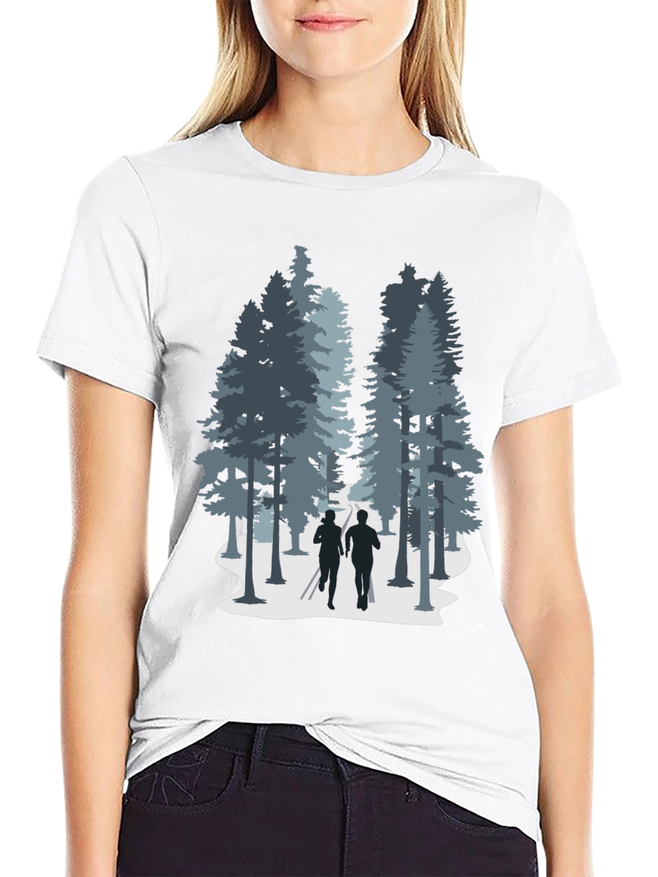 Nature Run Black Tee