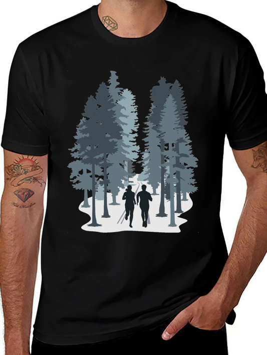 Nature Run Black Tee