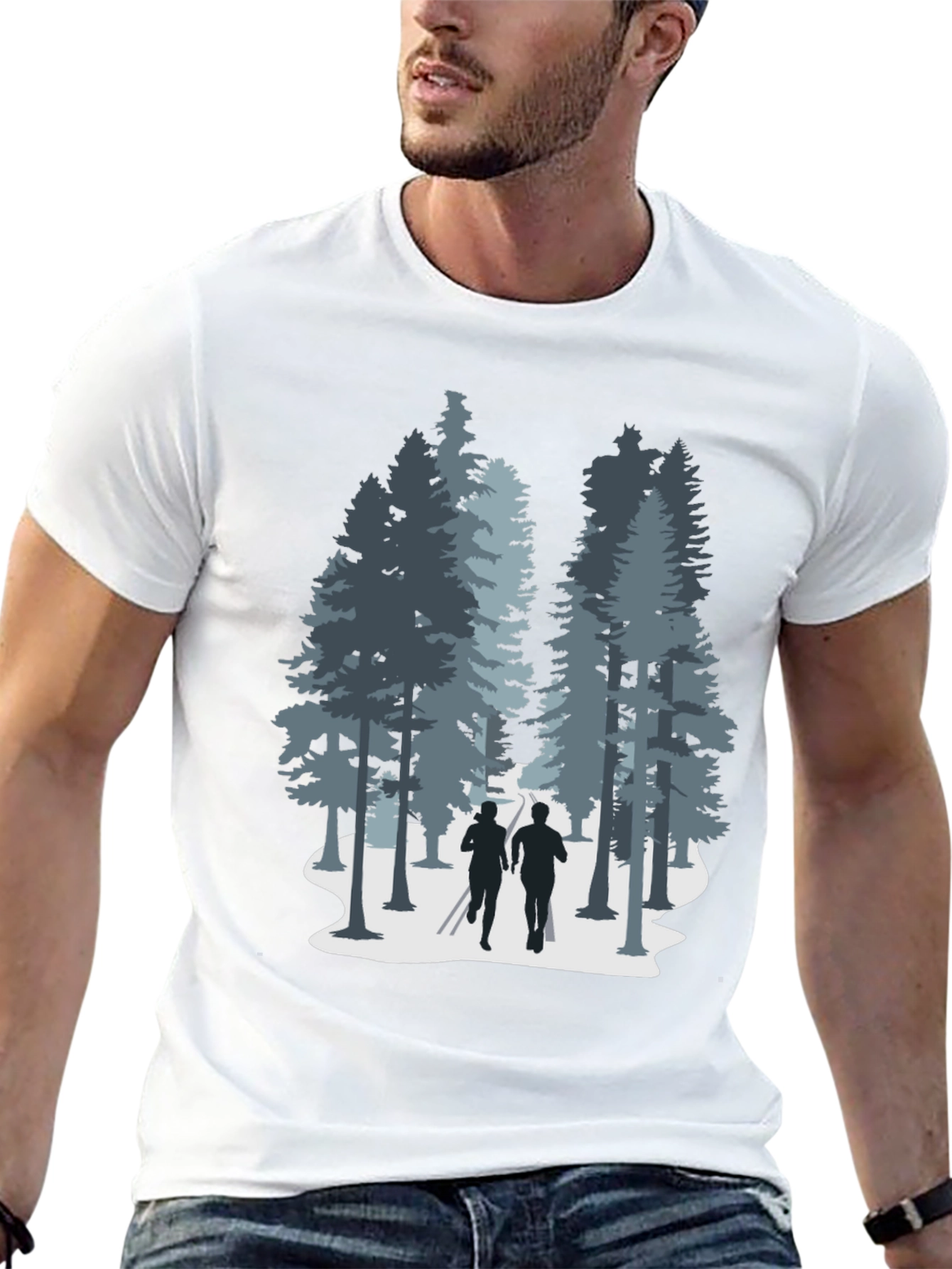 Nature Run Black Tee