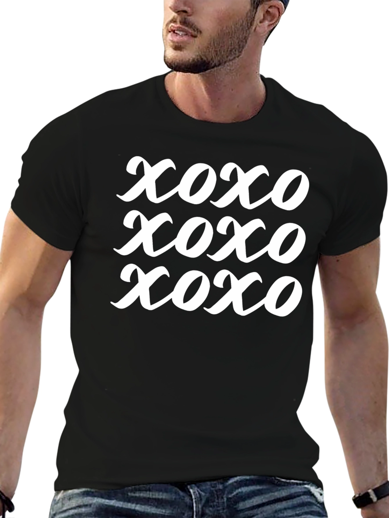 XOXO Graphic T-Shirt - Black