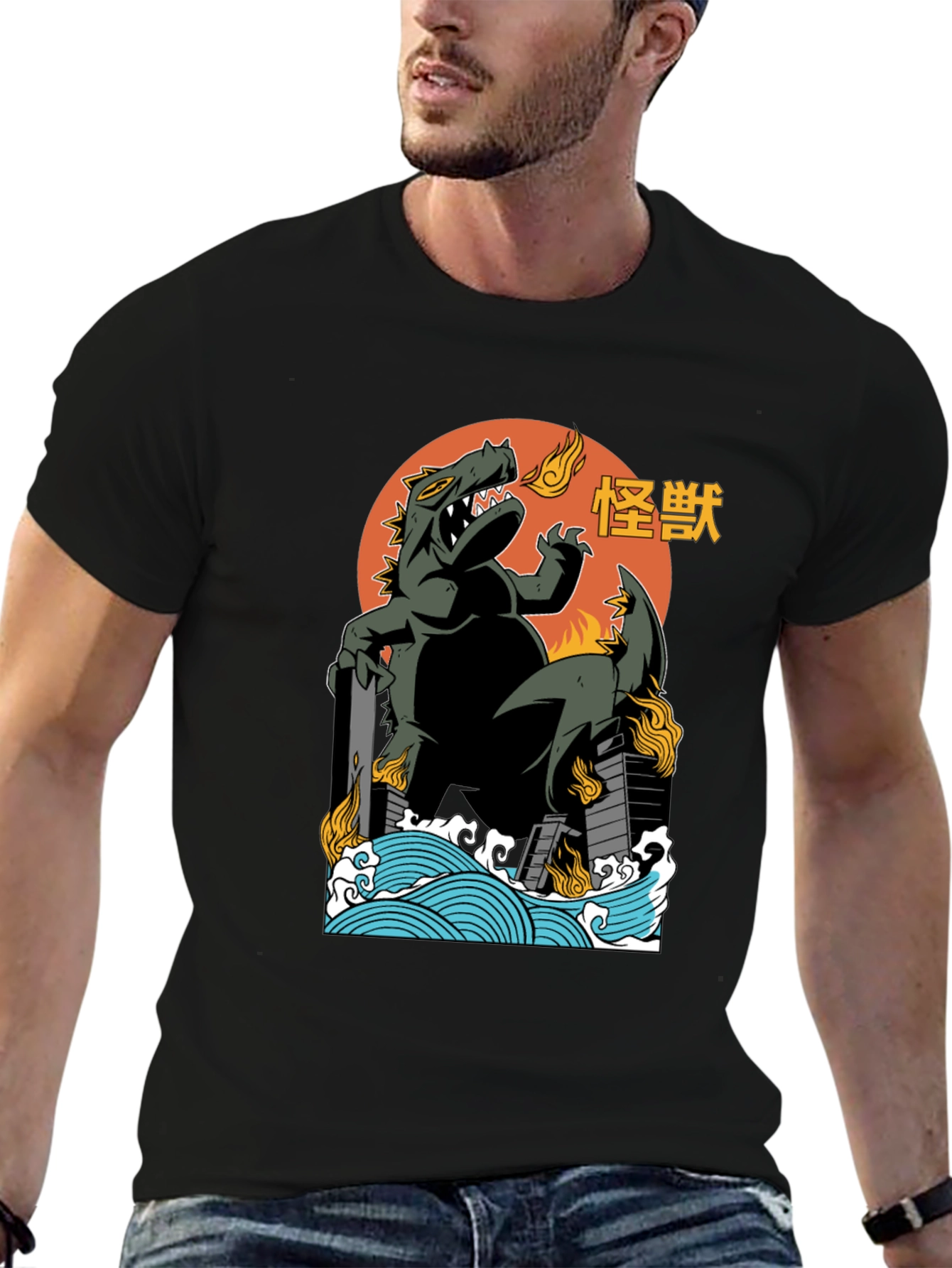 Godzilla Kaiju Graphic Tee - Unleash the Monster!