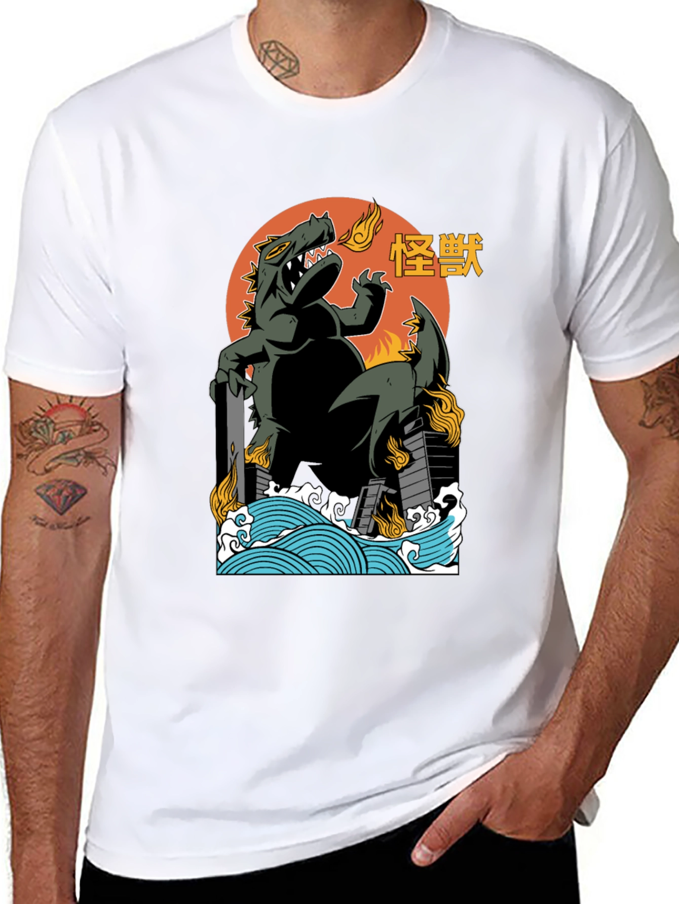 Godzilla Kaiju Graphic Tee - Unleash the Monster!