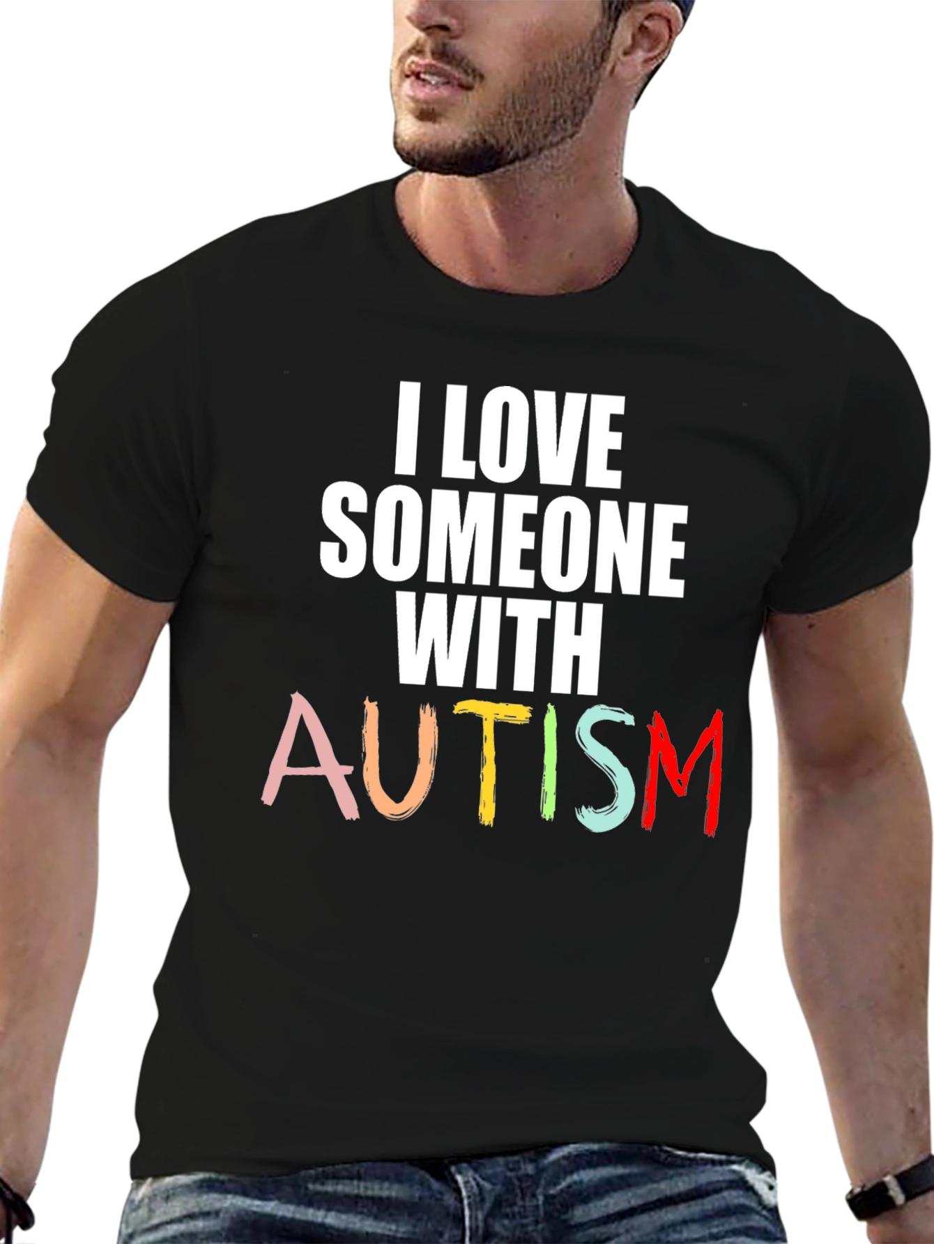 I Love Someone with Autism Awareness T-Shirt