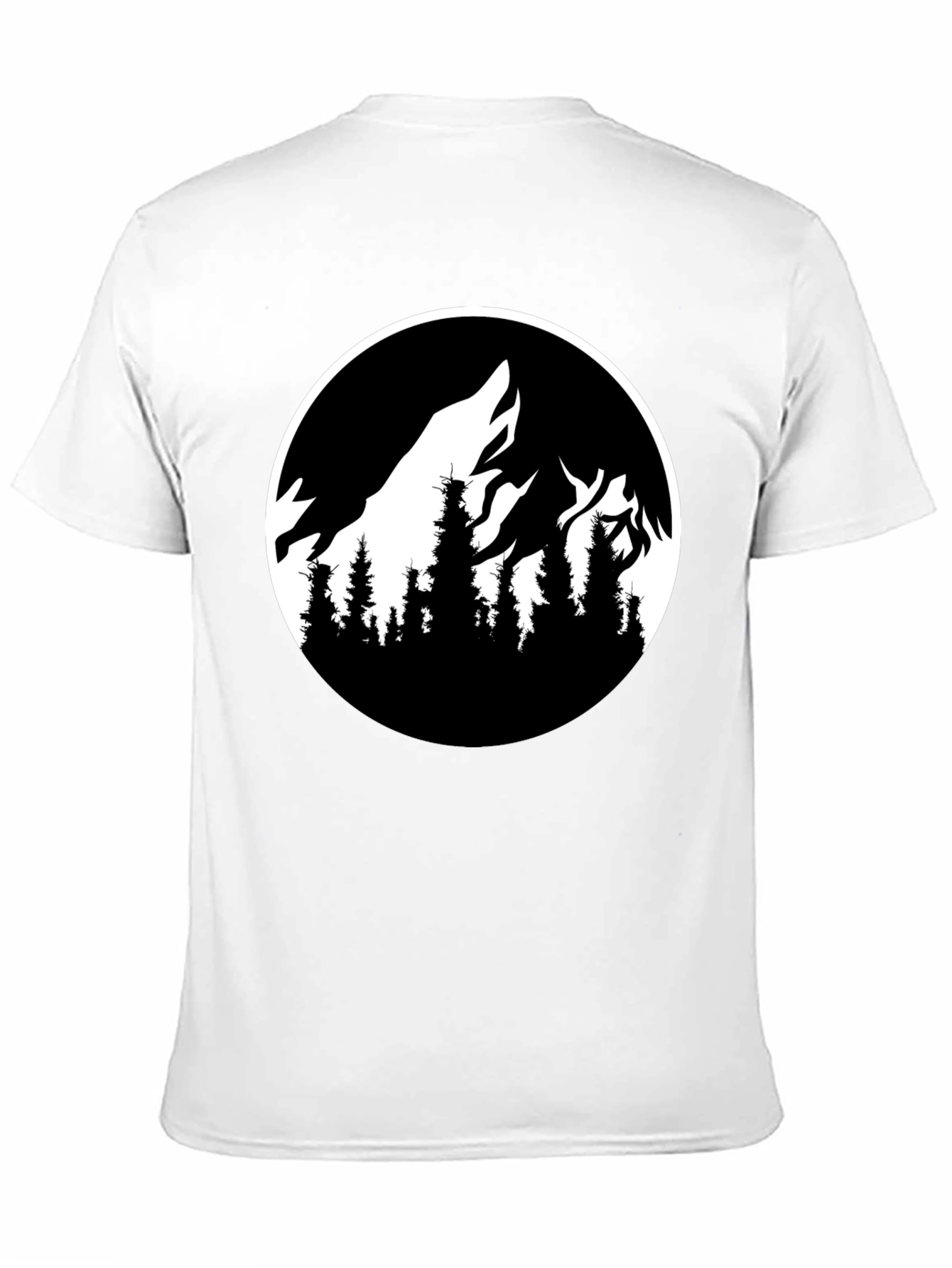 Mountainscape Graphic Black T-Shirt