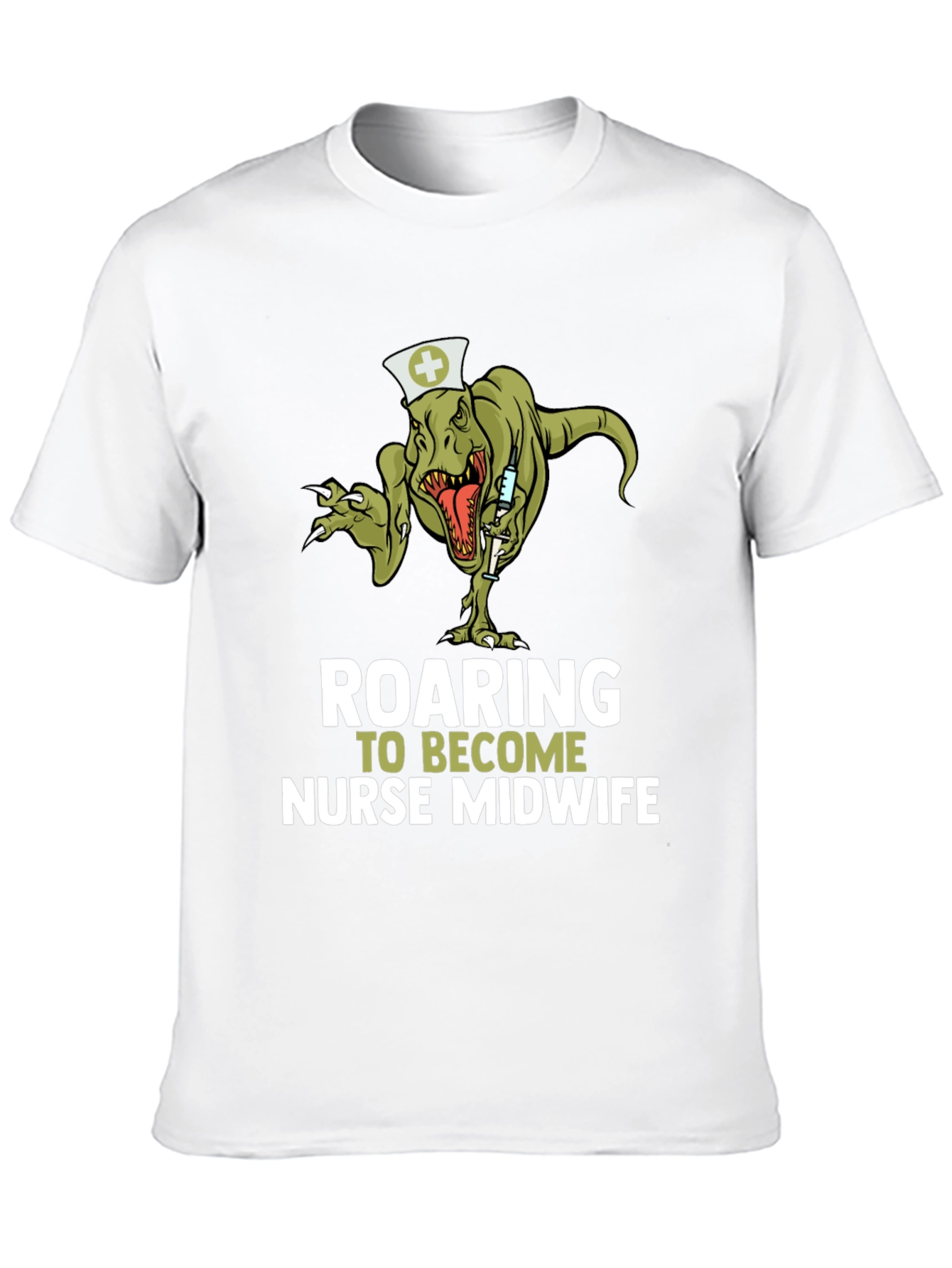 Roaring Nurse Midwife T-Shirt