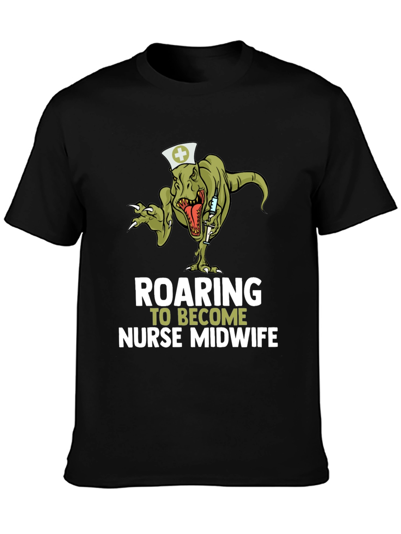 Roaring Nurse Midwife T-Shirt