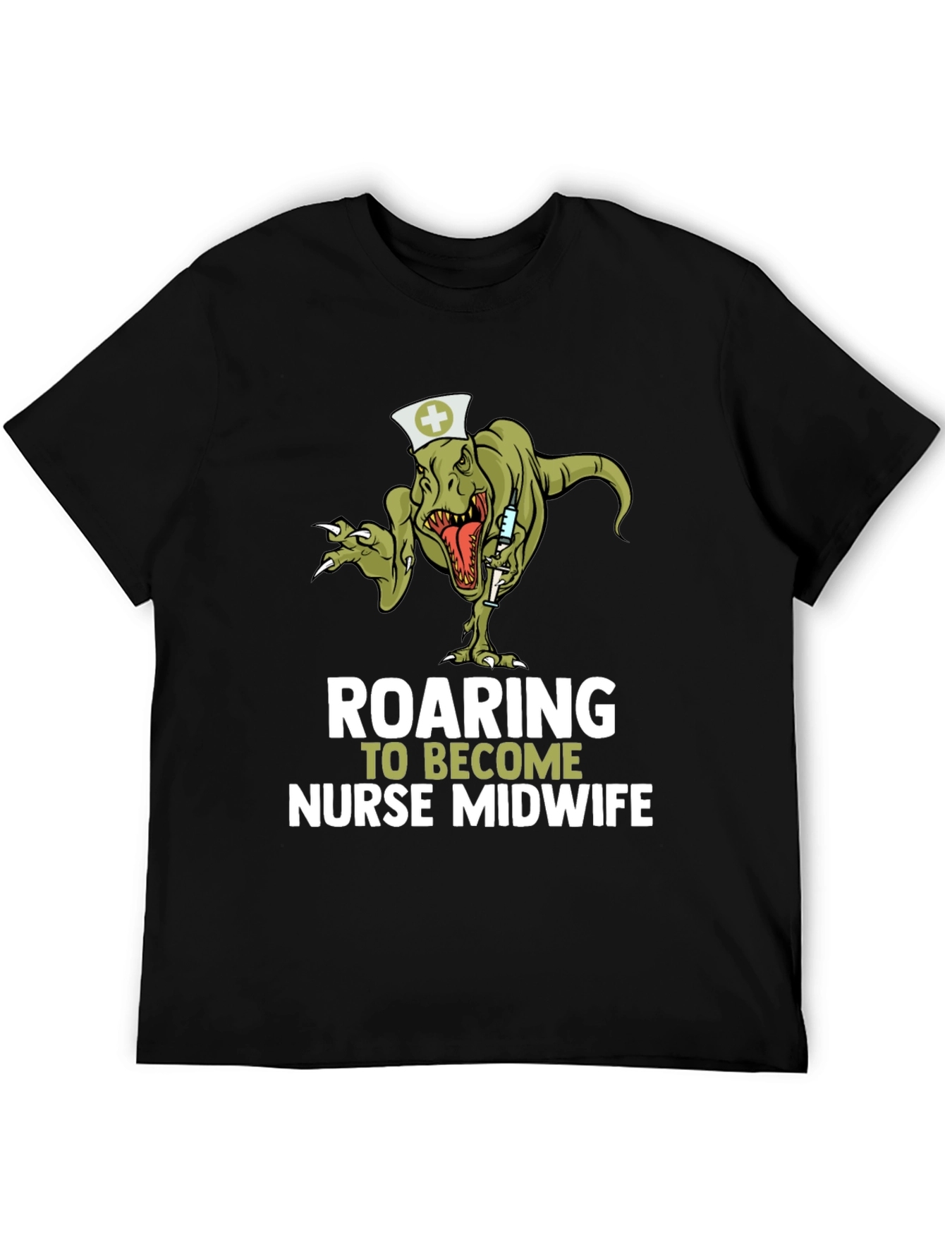 Roaring Nurse Midwife T-Shirt