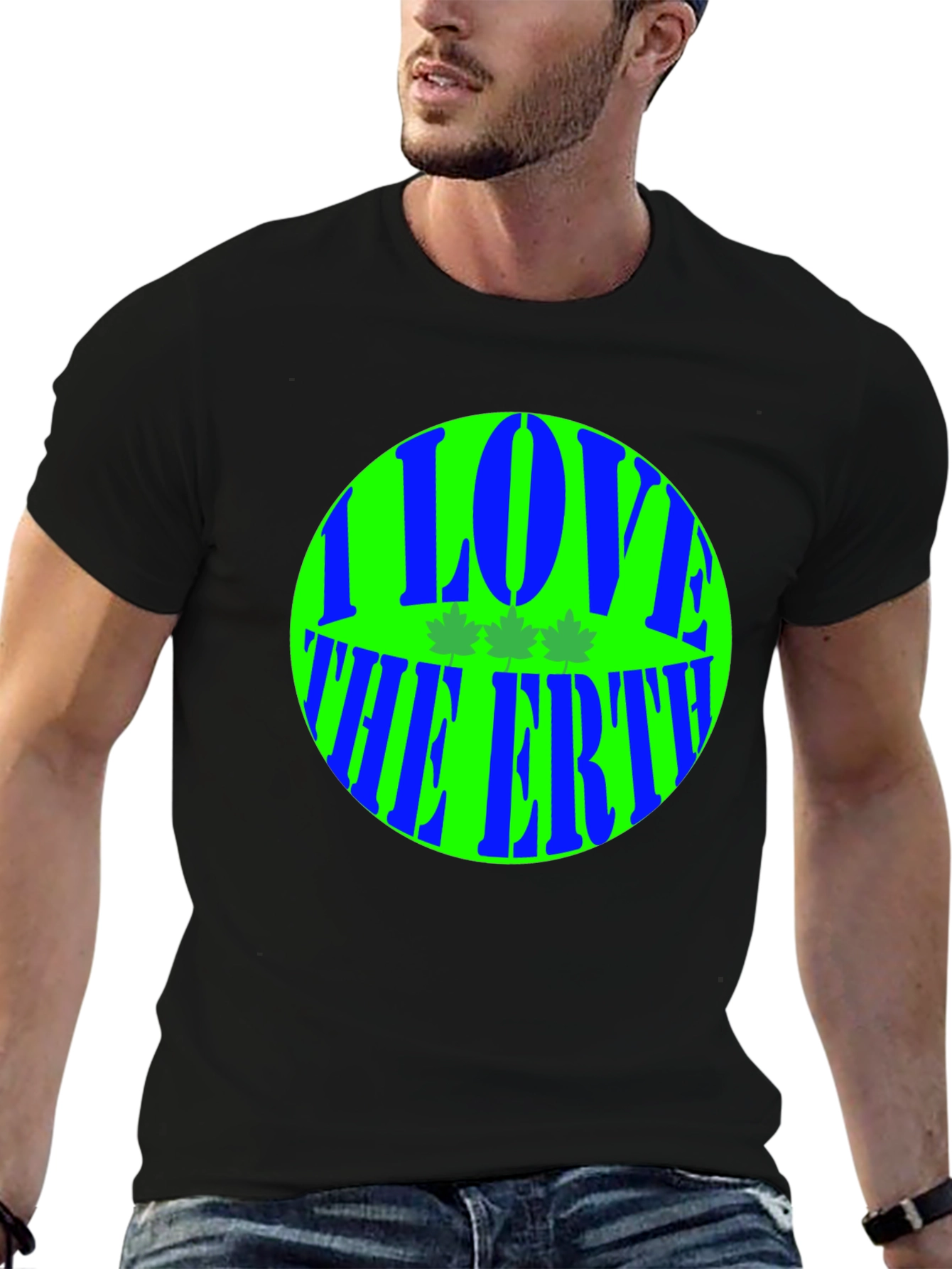I Love The Earth Graphic T-Shirt