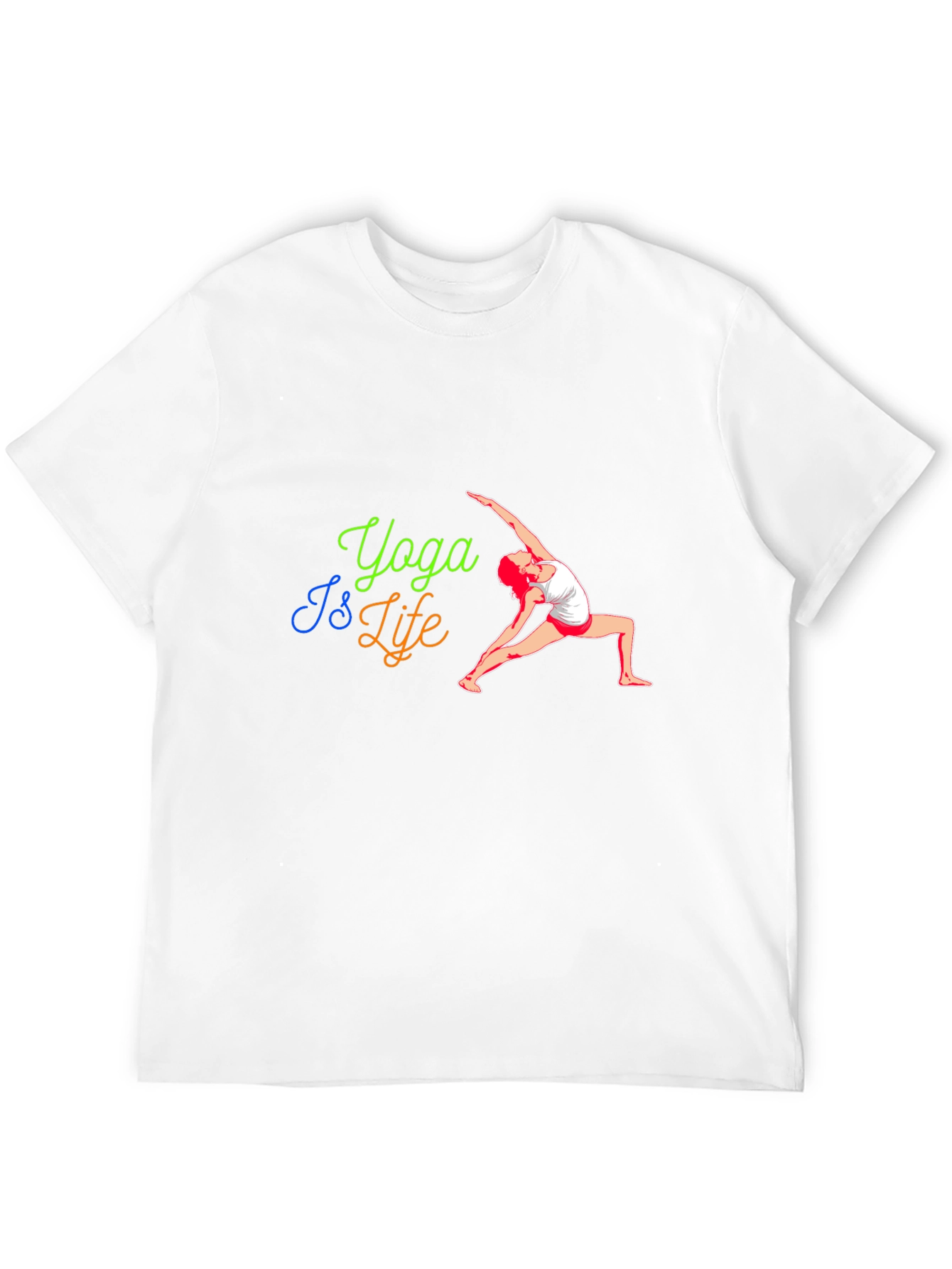 Yoga Is Life Black T-Shirt