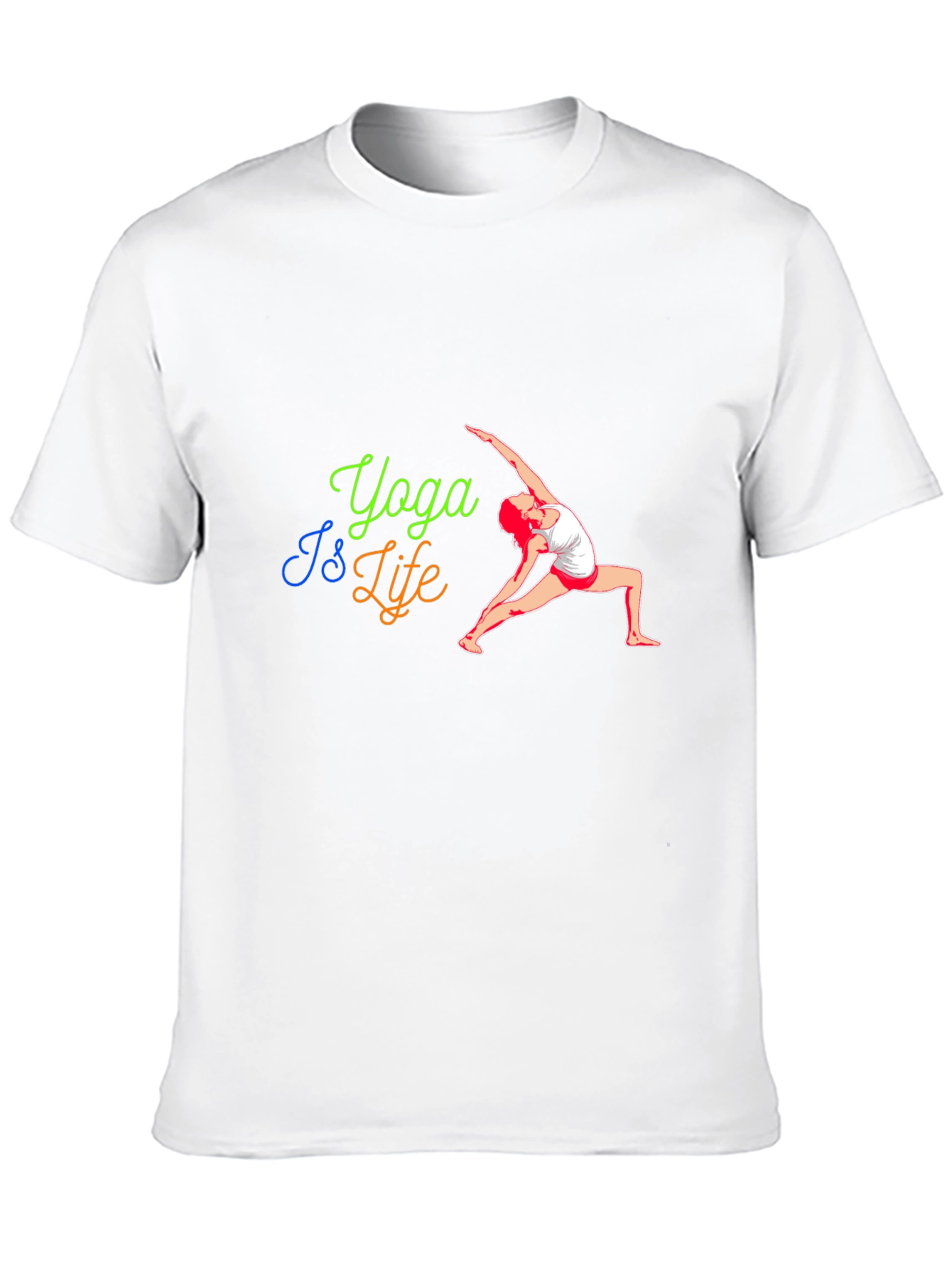 Yoga Is Life Black T-Shirt