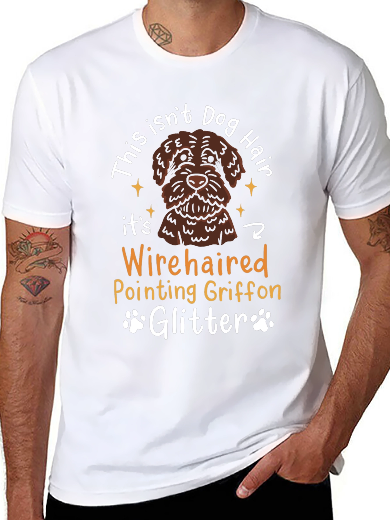 Dog Hair Wirehaired Pointing Griffon T-Shirt