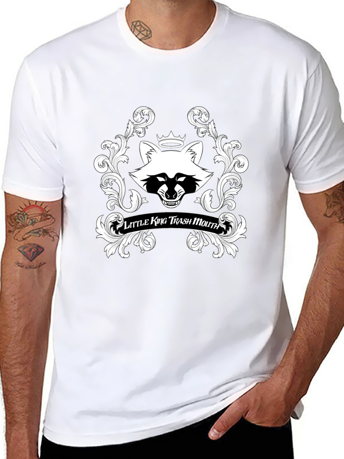 Little King Trash Mouth Graphic T-Shirt