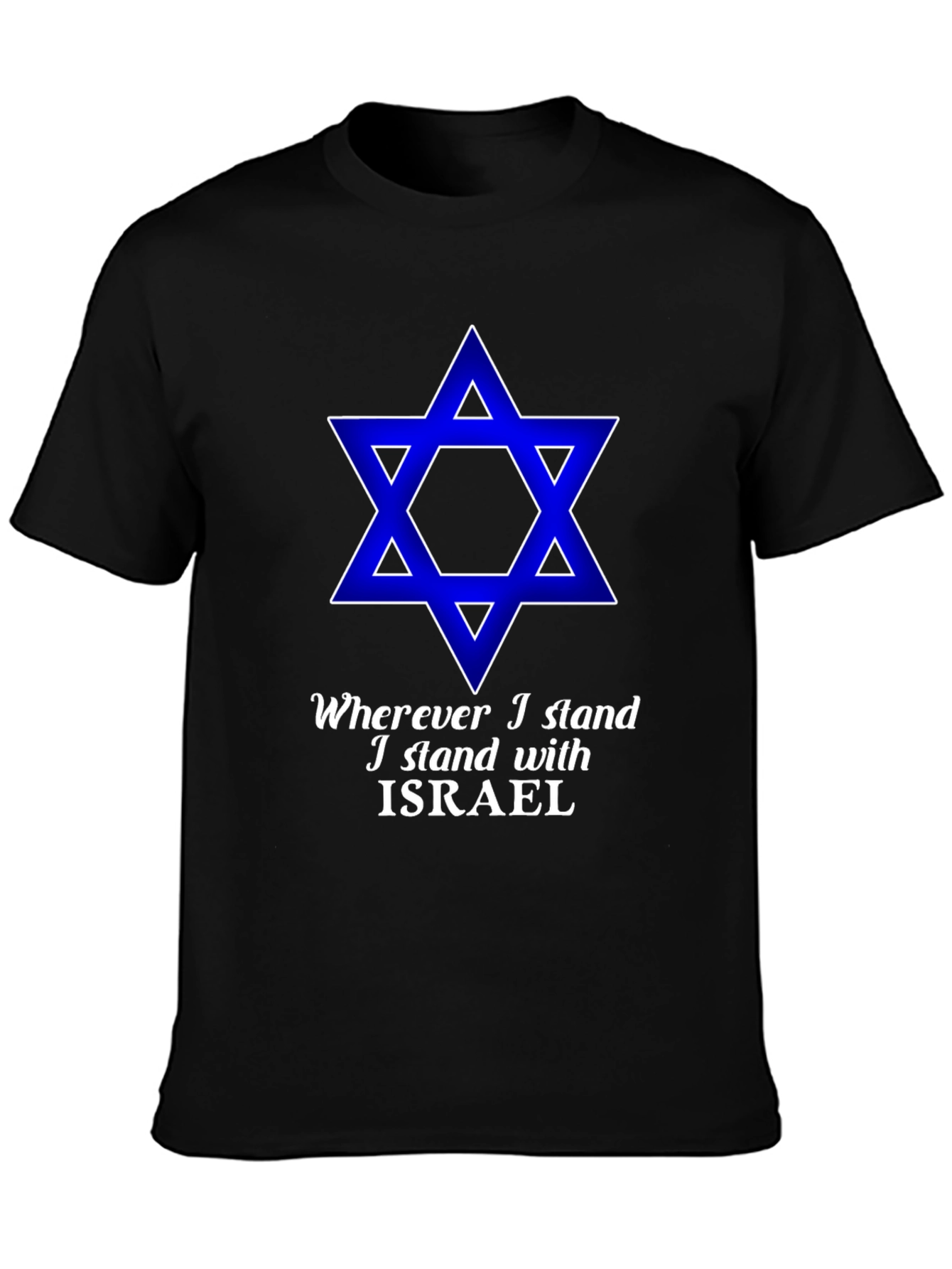 I Stand With Israel Star T-Shirt