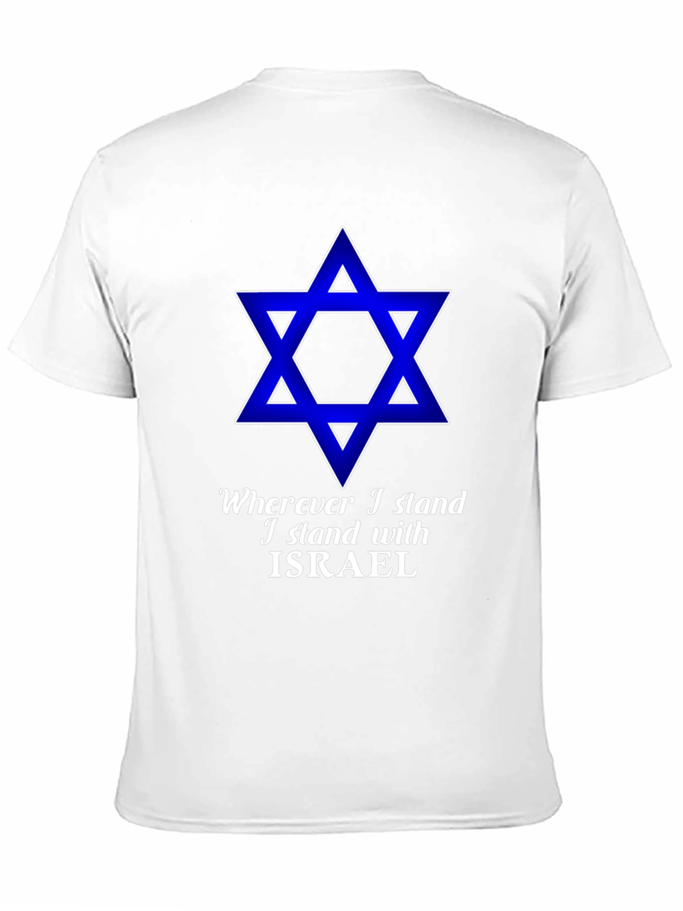 I Stand With Israel Star T-Shirt