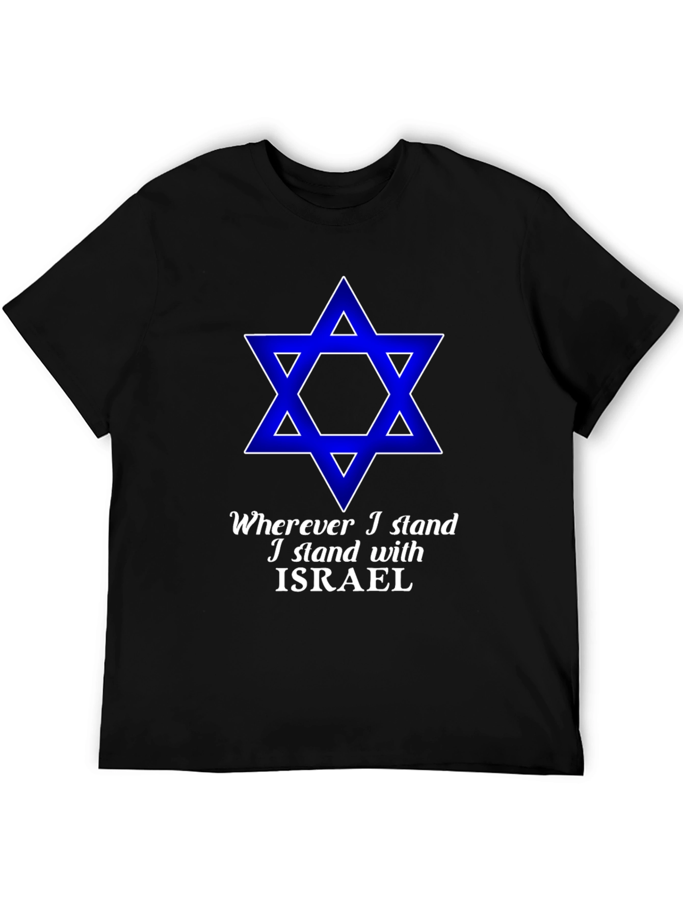 I Stand With Israel Star T-Shirt