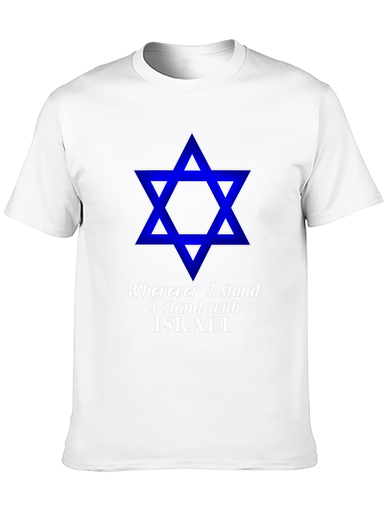 I Stand With Israel Star T-Shirt