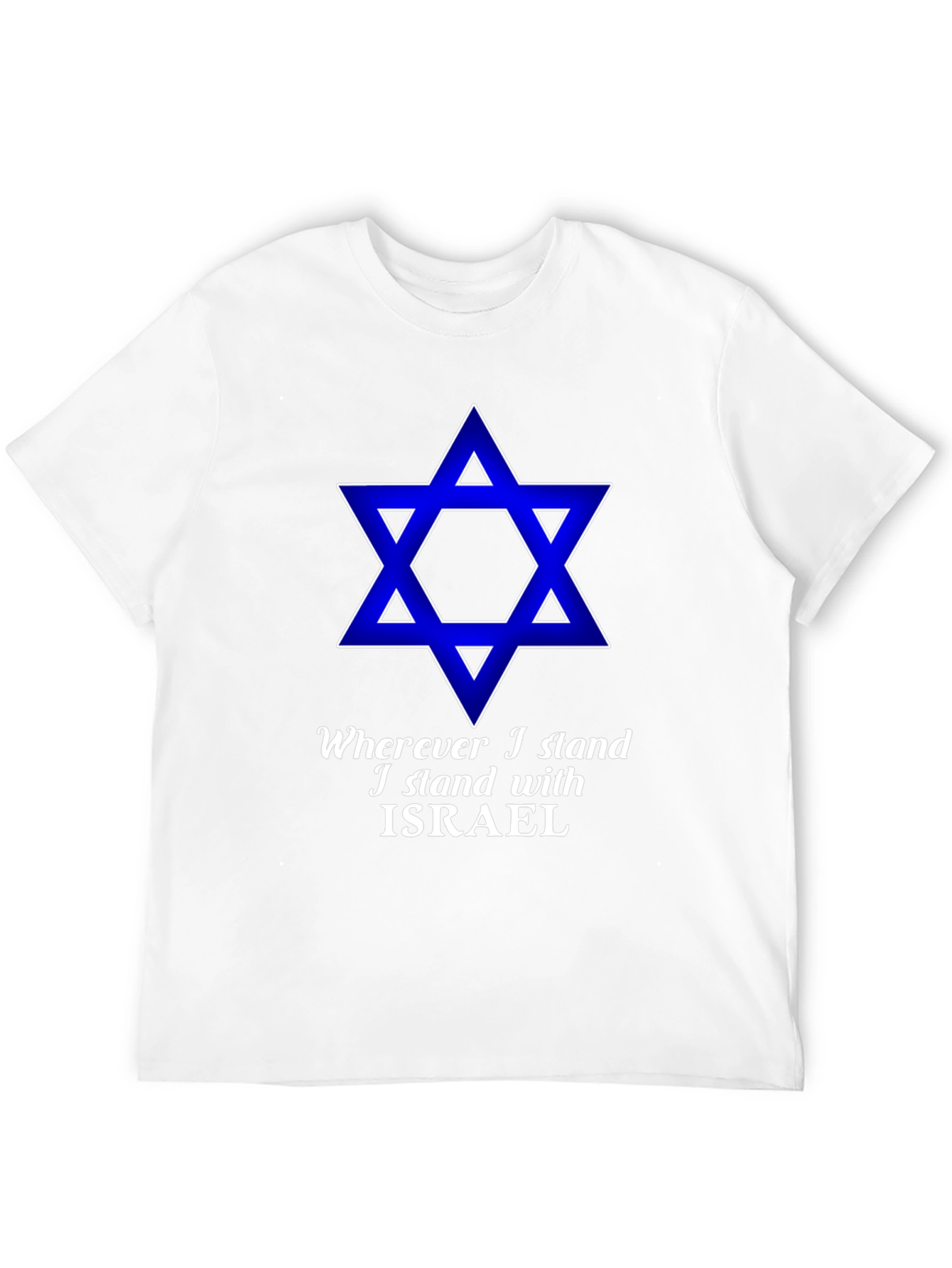 I Stand With Israel Star T-Shirt