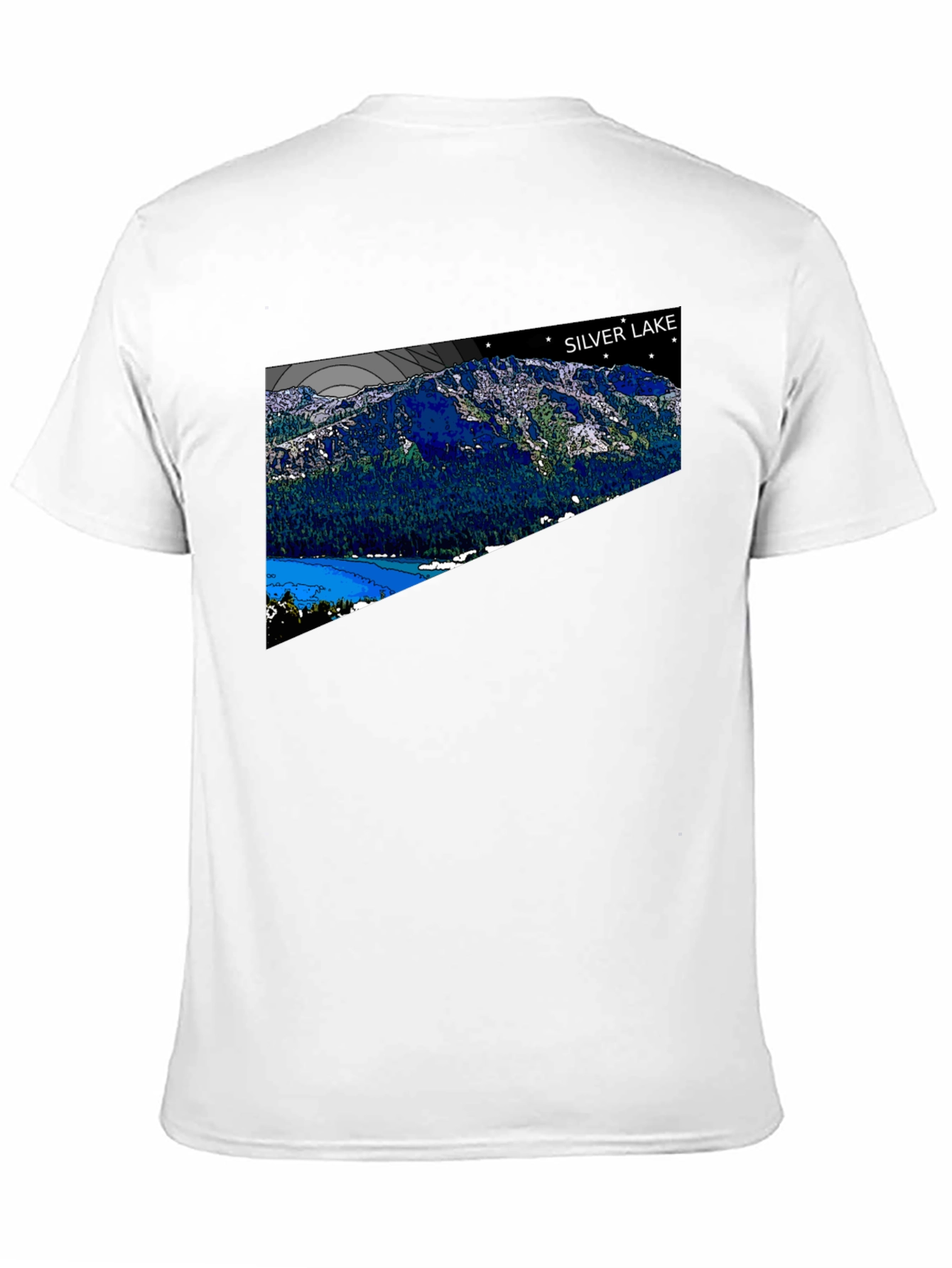 Silver Lake Graphic Tee - Mountain Design