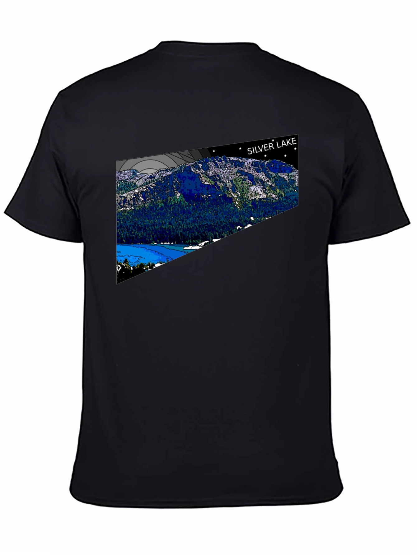 Silver Lake Graphic Tee - Mountain Design