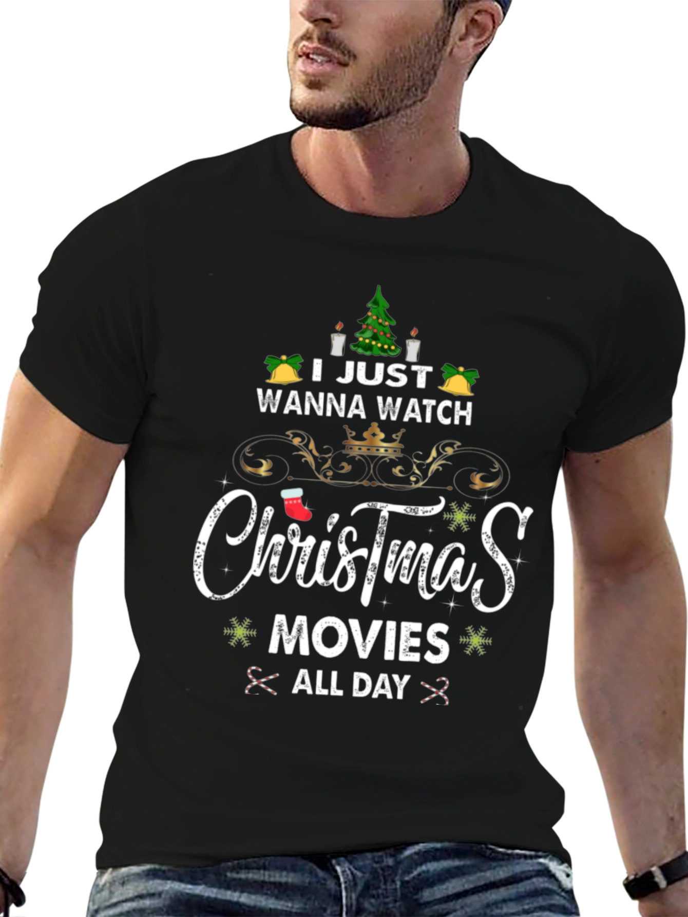 Christmas Movies All Day T-Shirt
